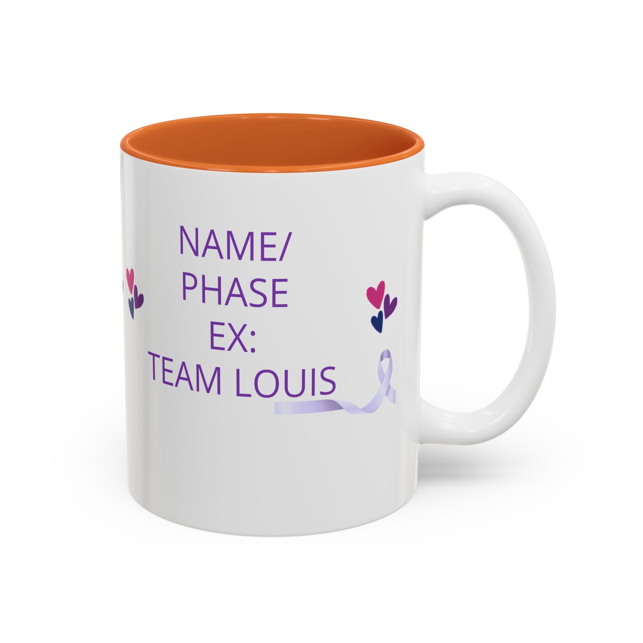 Personalized “No One Fights Alone” Support Mug