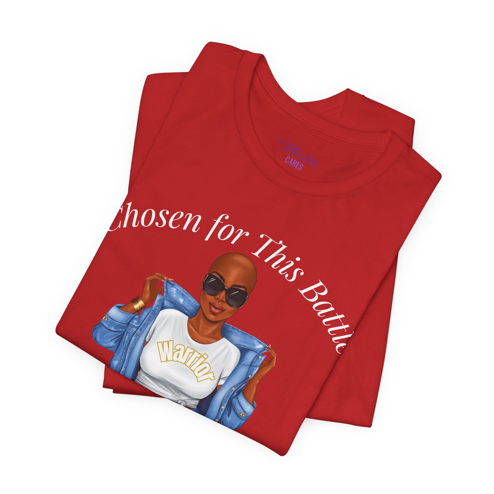 Chosen for This Battle Shirt | Cancer Warrior Tee | Faith-Based Inspirational Apparel | Isaiah 41:10