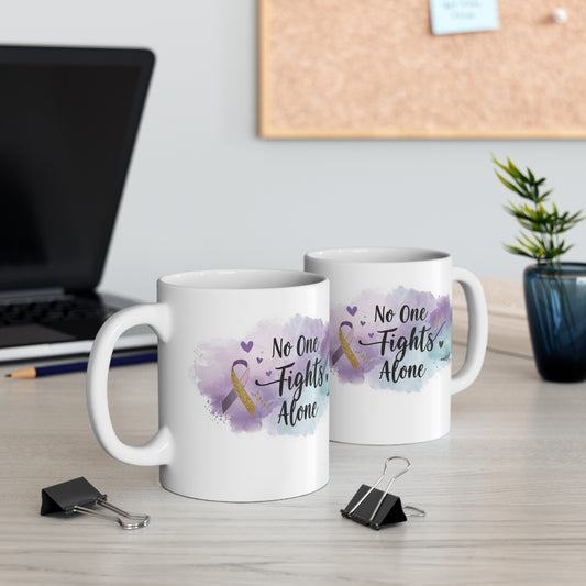 No One Fights Alone Mug