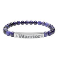 Engraved Warrior Strength Bracelet – Sodalite