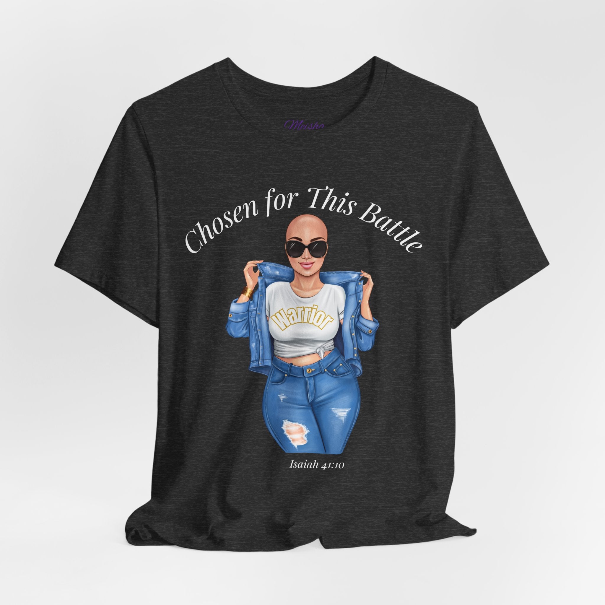Warrior Cancer Survivor Shirt – Chosen for This Battle – Faith-Based Inspirational Tee