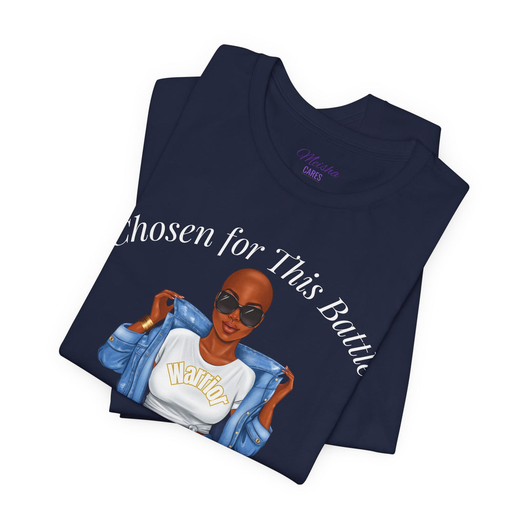 Chosen for This Battle Shirt | Cancer Warrior Tee | Faith-Based Inspirational Apparel | Isaiah 41:10