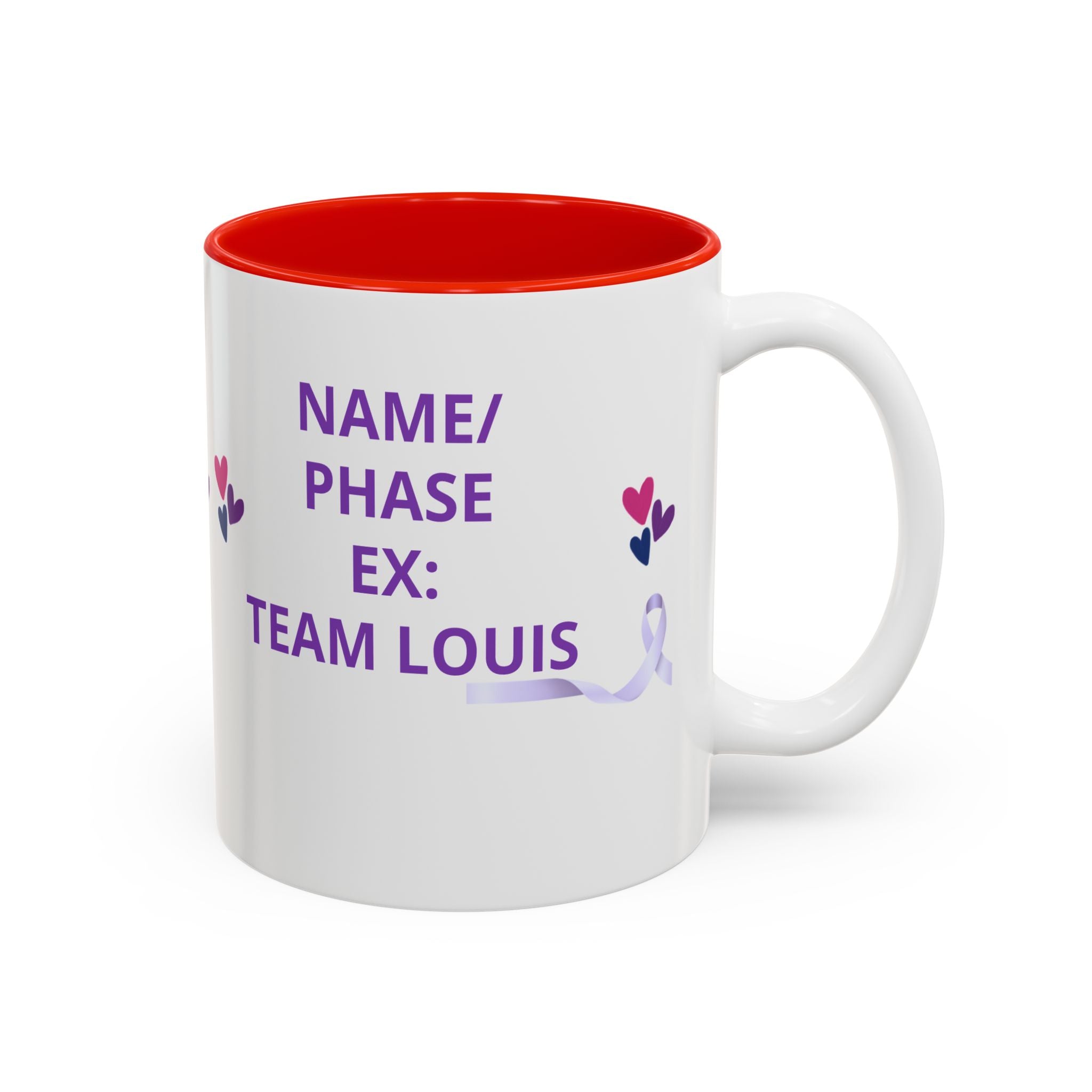 Personalized “No One Fights Alone” Support Mug