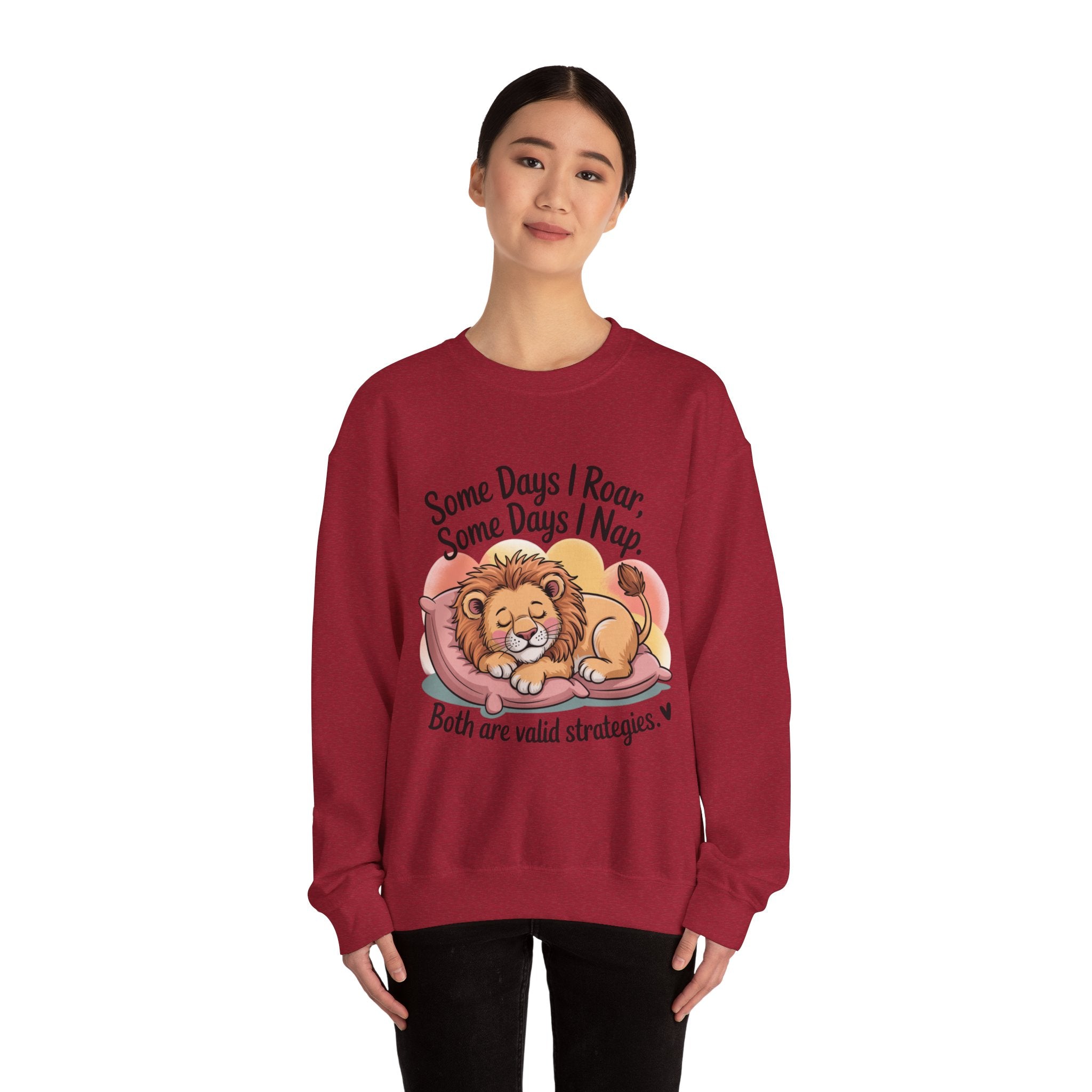 Cozy Lion “Roar or Nap” Sweatshirt