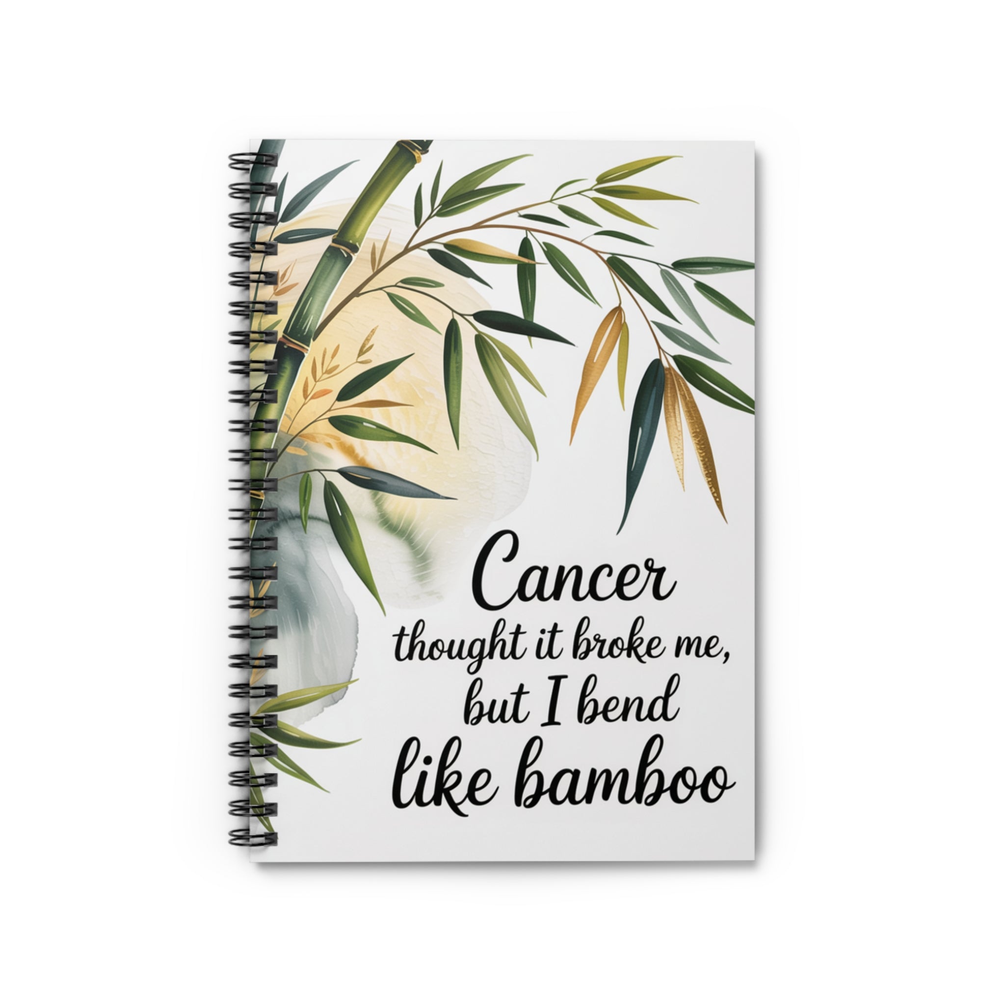 🌿 Cancer Thought It Broke Me, But I Bend Like Bamboo Journal