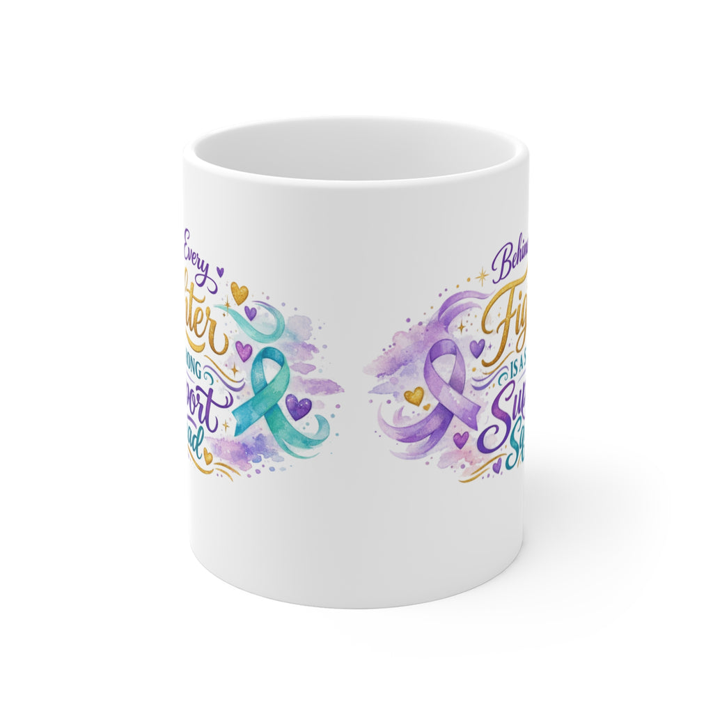 Behind Every Fighter Is a Strong Support Squad Mug