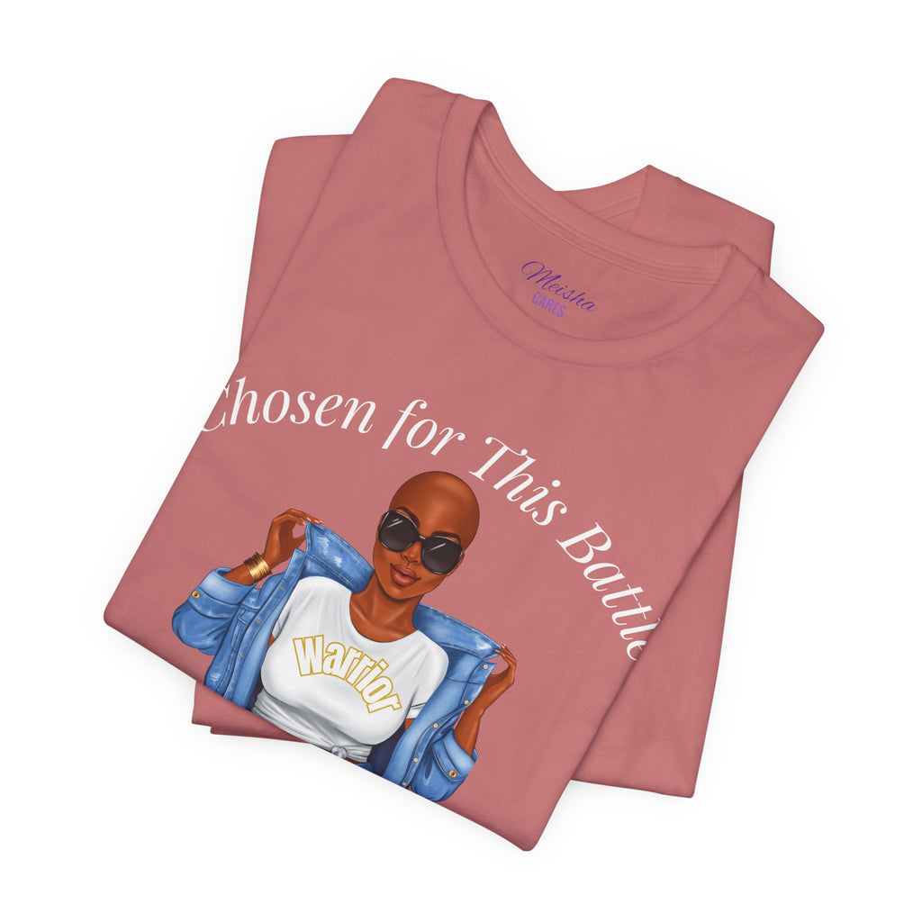 Chosen for This Battle Shirt | Cancer Warrior Tee | Faith-Based Inspirational Apparel | Isaiah 41:10
