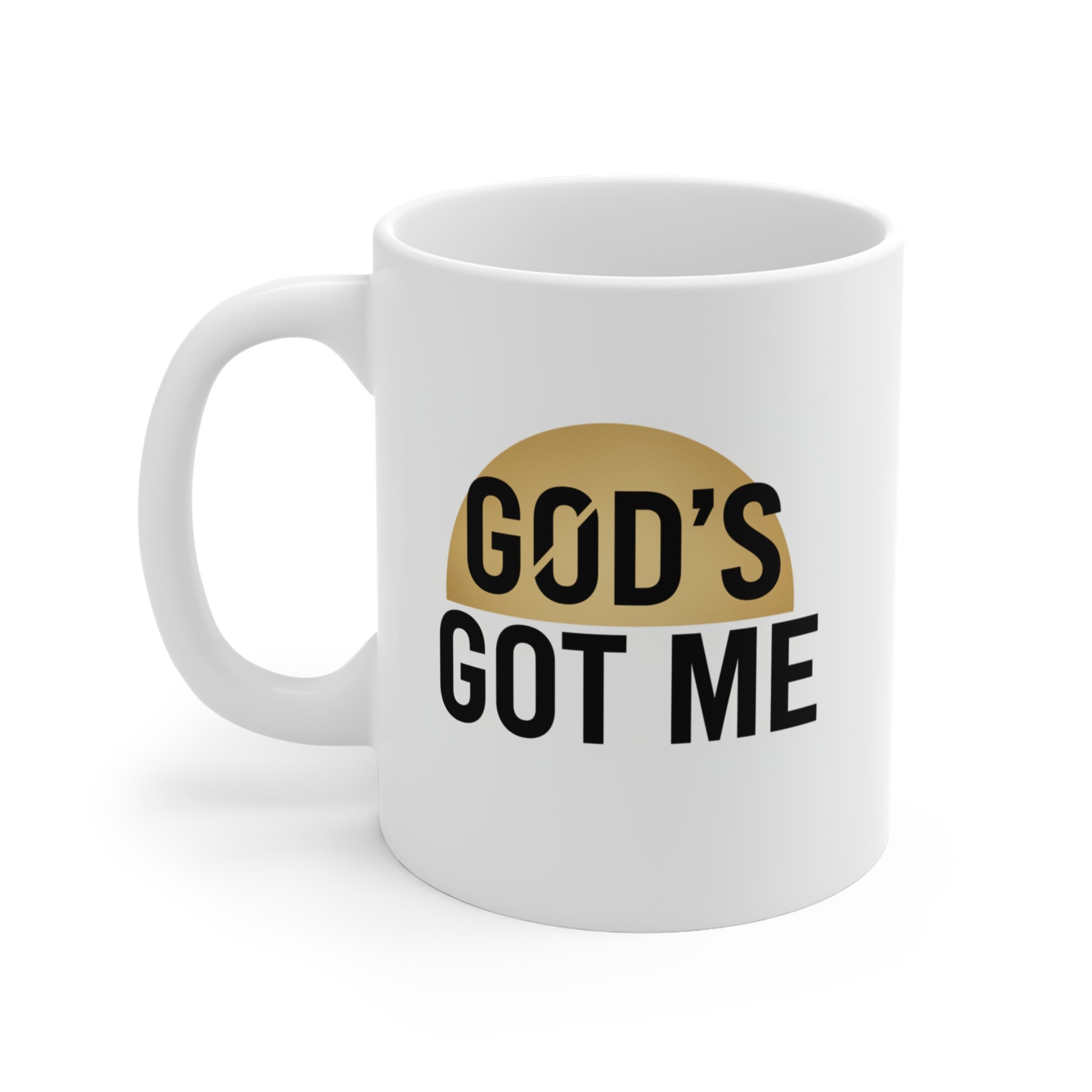 God’s Got Me Personalized Mug | Faith & Strength Coffee Cup (11 oz)