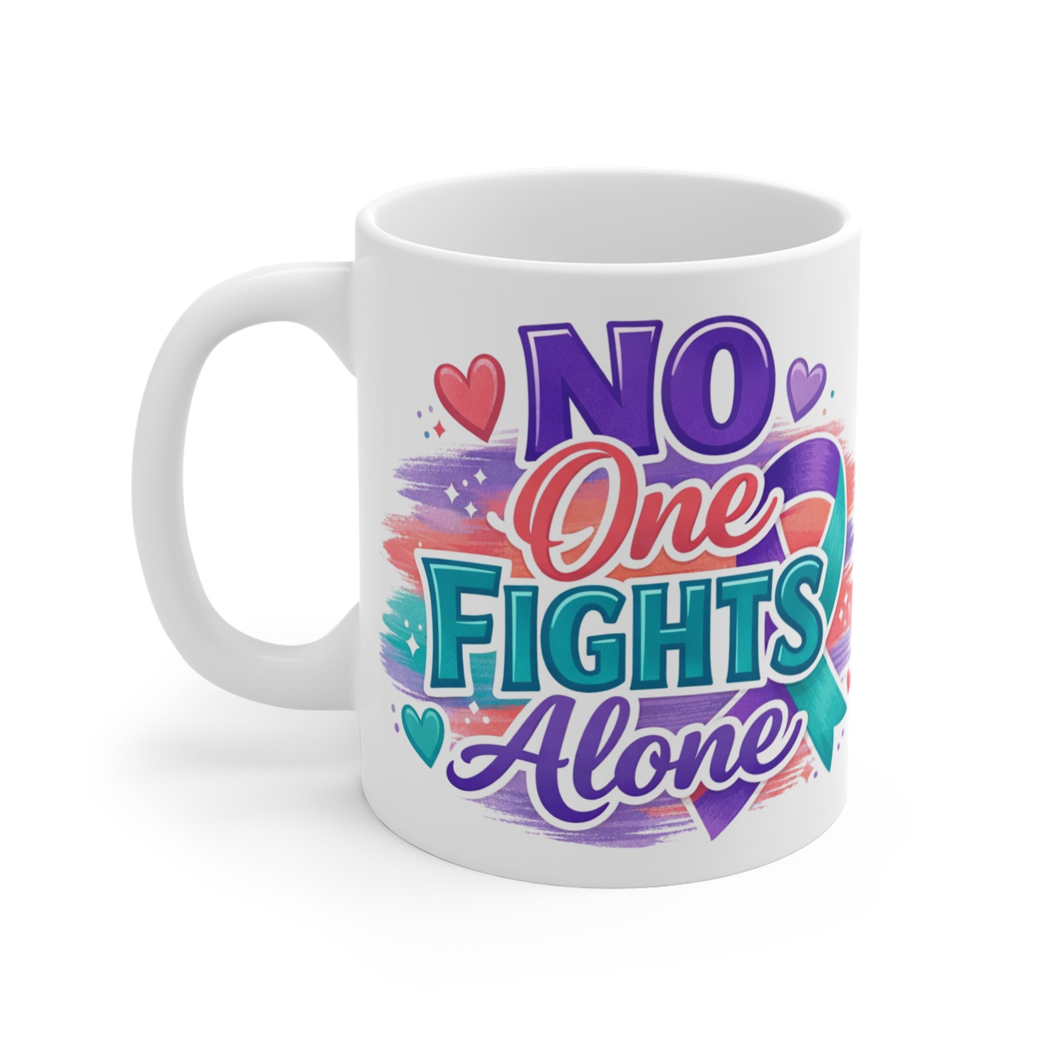 No One Fights Alone — Personalized Mug