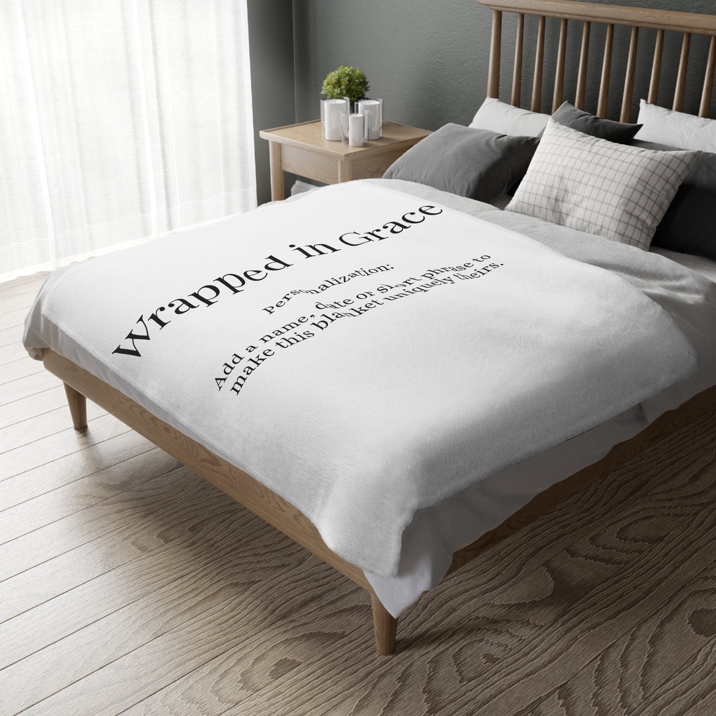 Wrapped in Grace Personalized Blanket | Comfort, Faith & Healing