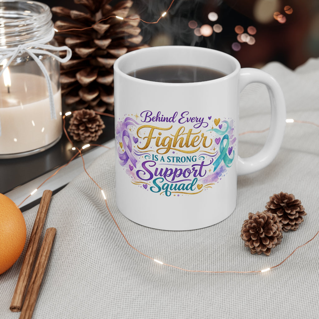 Behind Every Fighter Is a Strong Support Squad Mug