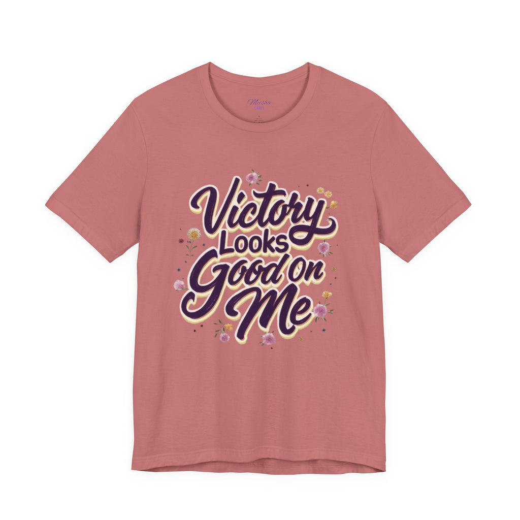 Victory Looks Good On Me Tee -Floral Edition