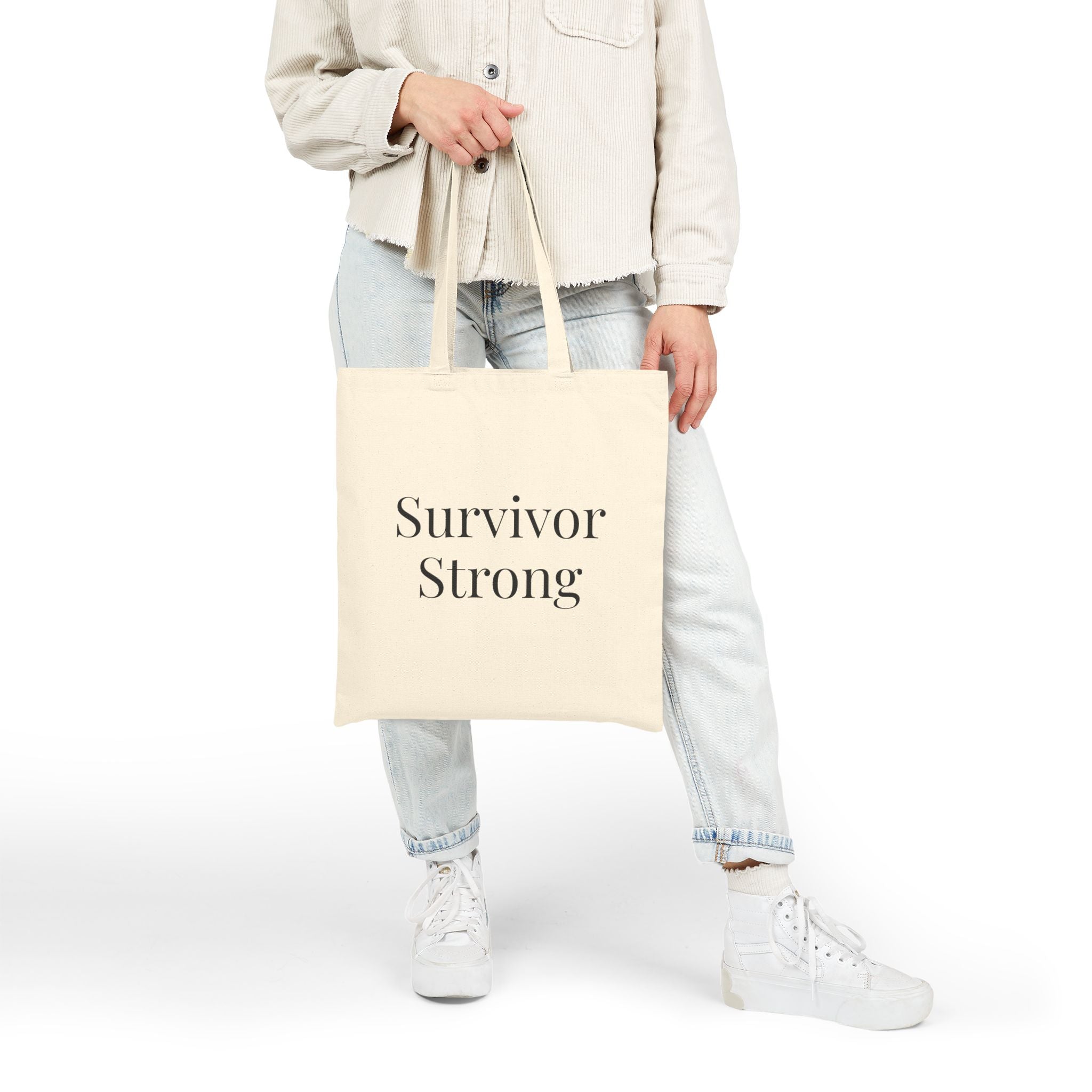 Carrying Courage Tote Bag | Survivor Gifts Collection