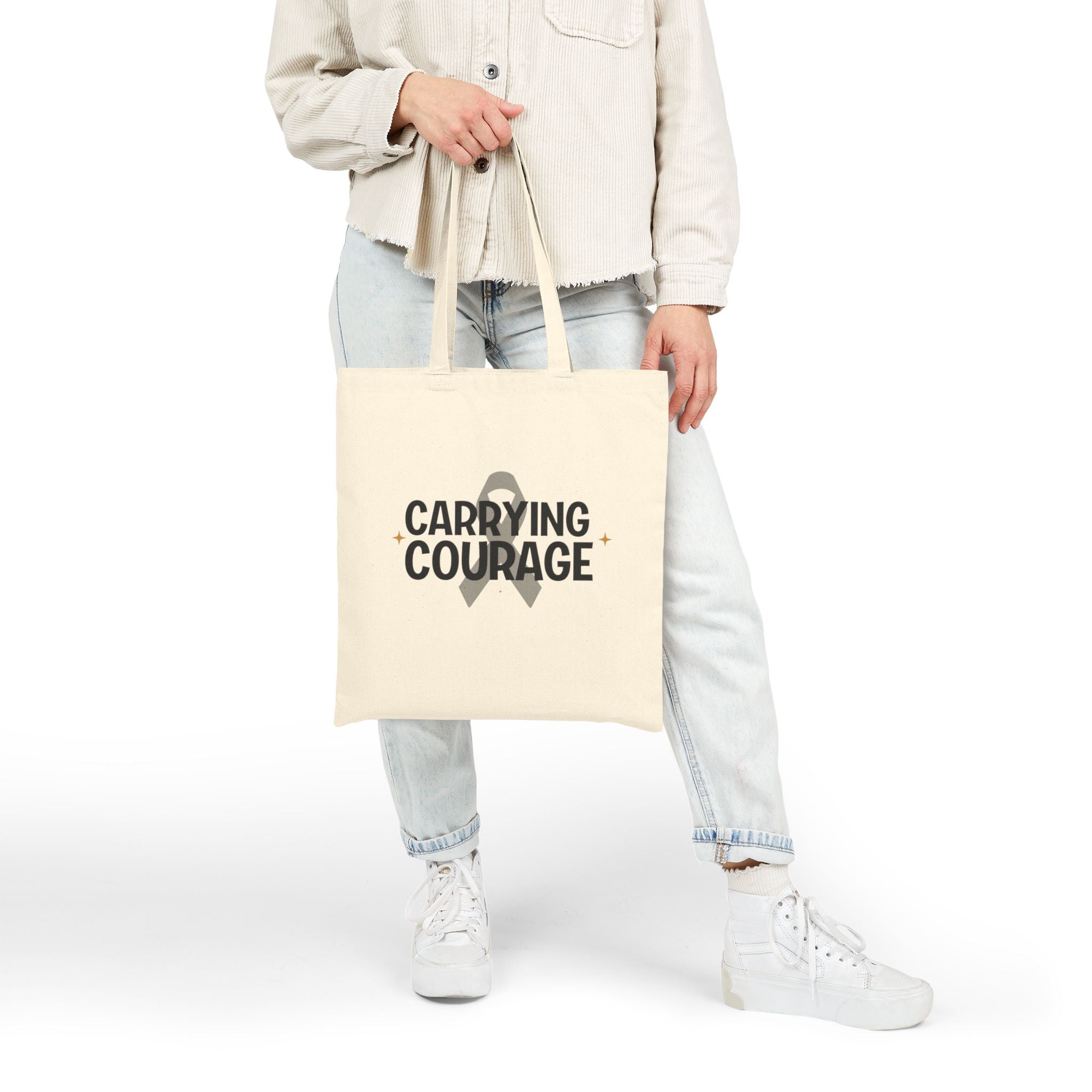 Carrying Courage Tote Bag | Survivor Gifts Collection