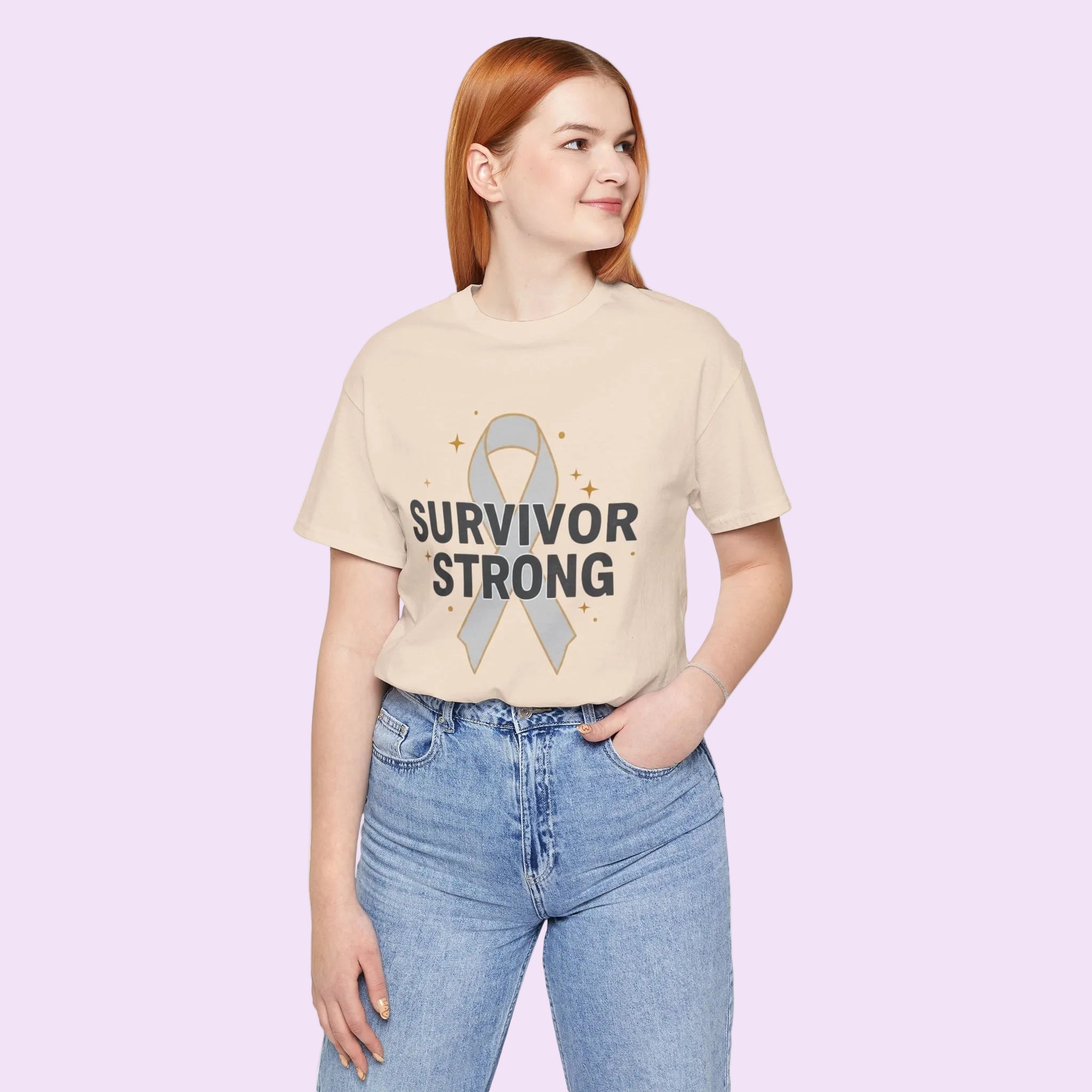 Survivor Strong T-Shirt (Classic Neutral)| Survivor Gifts Collection