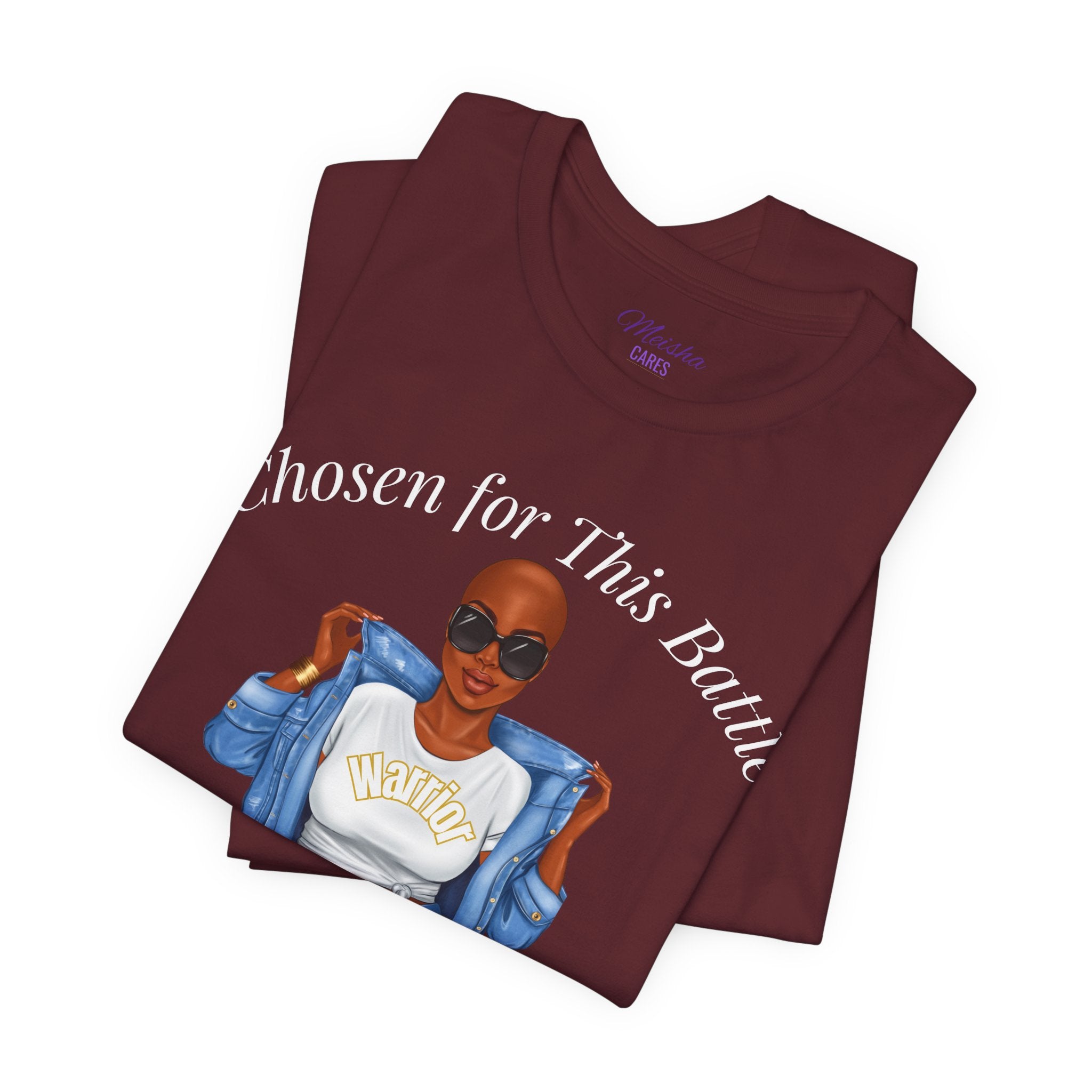 Chosen for This Battle Shirt | Cancer Warrior Tee | Faith-Based Inspirational Apparel | Isaiah 41:10