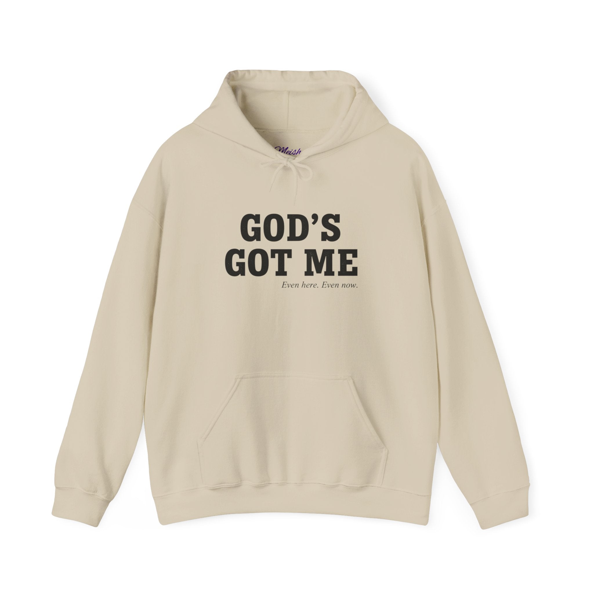 God's Got Me Hoodie — Inspirational Christian Faith Pullover (Front & Back Message)