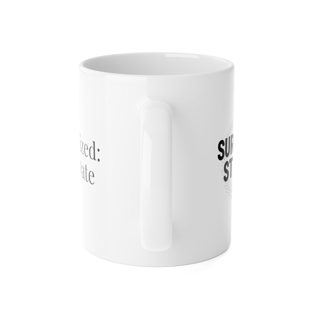Survivor Strong Personalized Mug — Survivor Gifts Collection