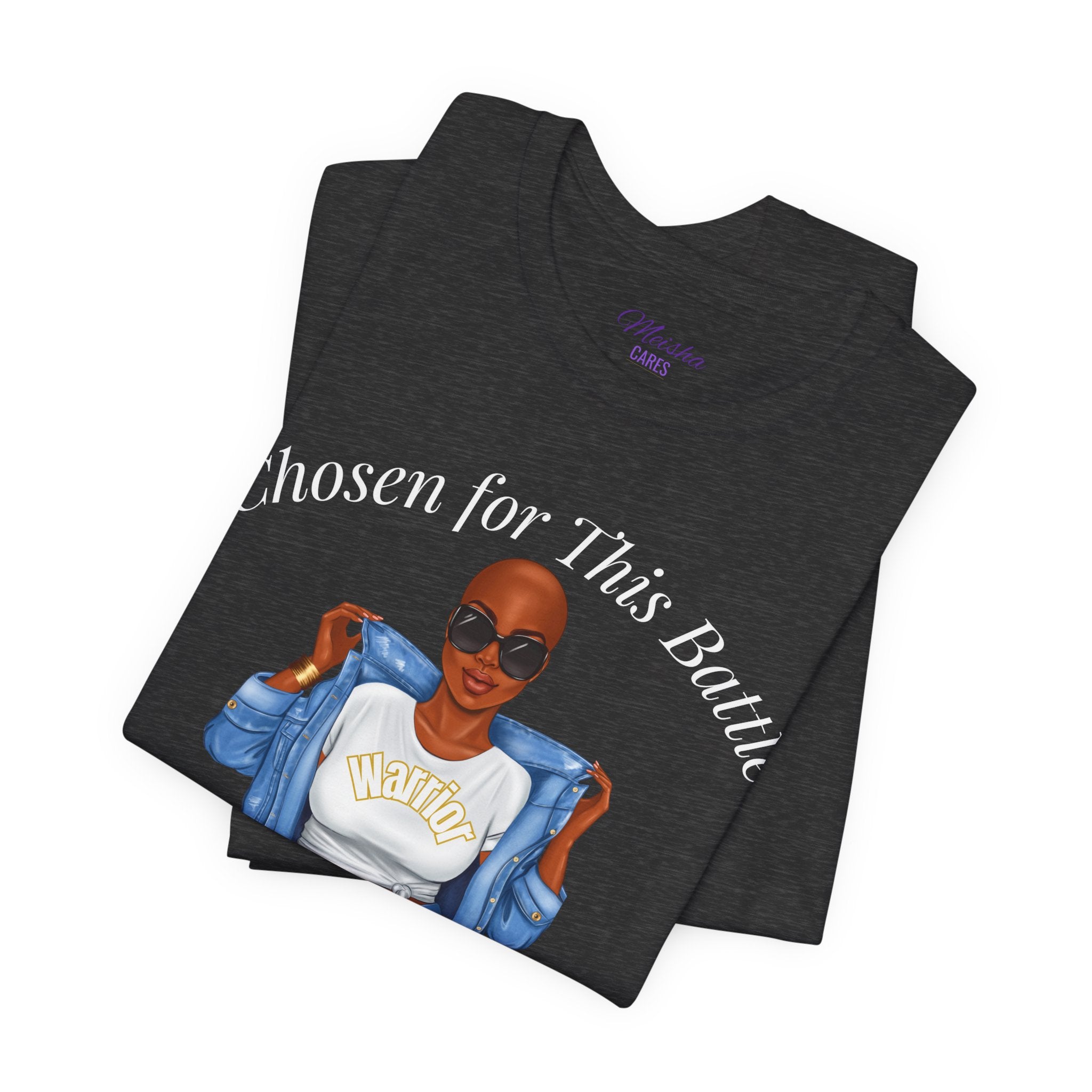 Chosen for This Battle Shirt | Cancer Warrior Tee | Faith-Based Inspirational Apparel | Isaiah 41:10