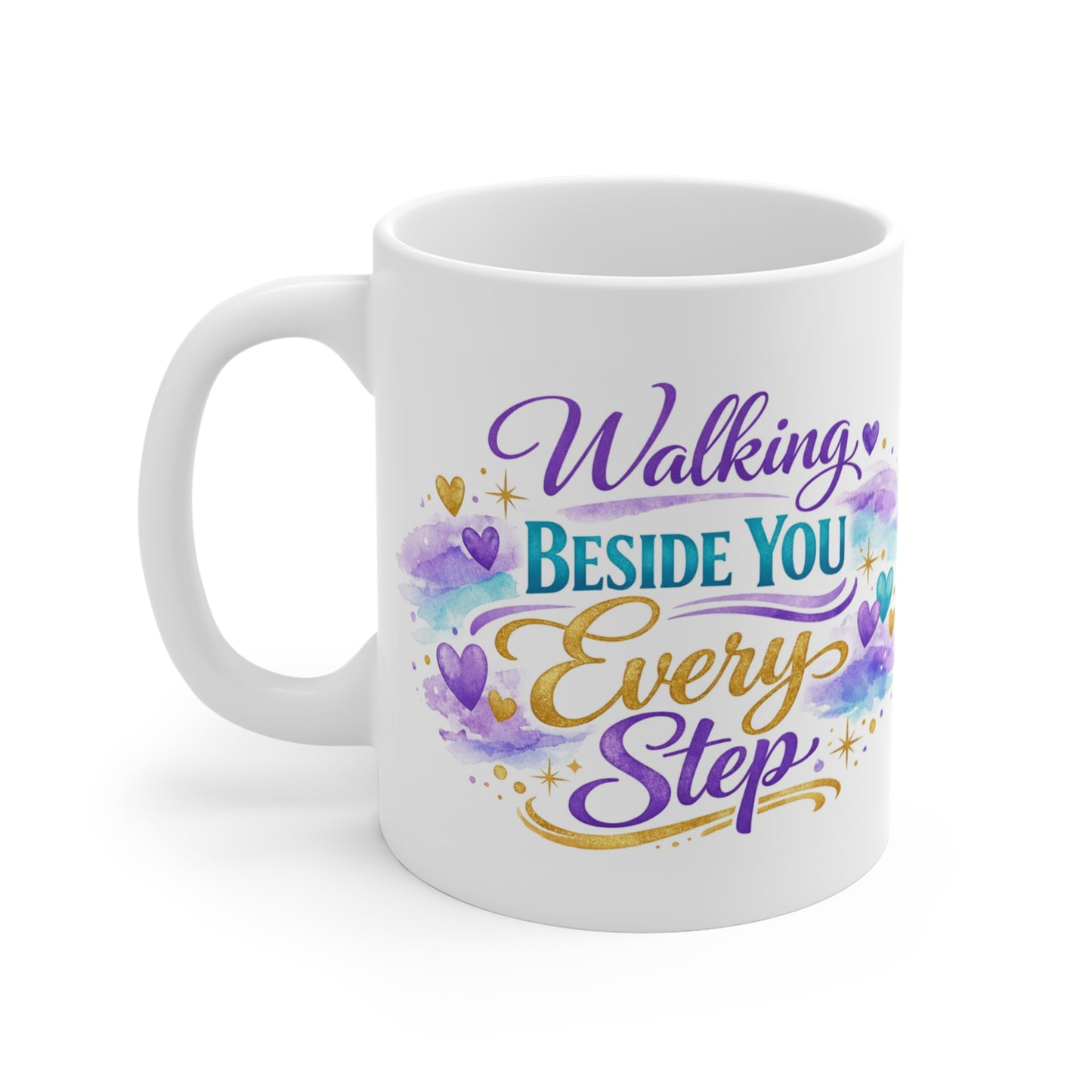 Walking Beside You Every Step — Personalized Mug