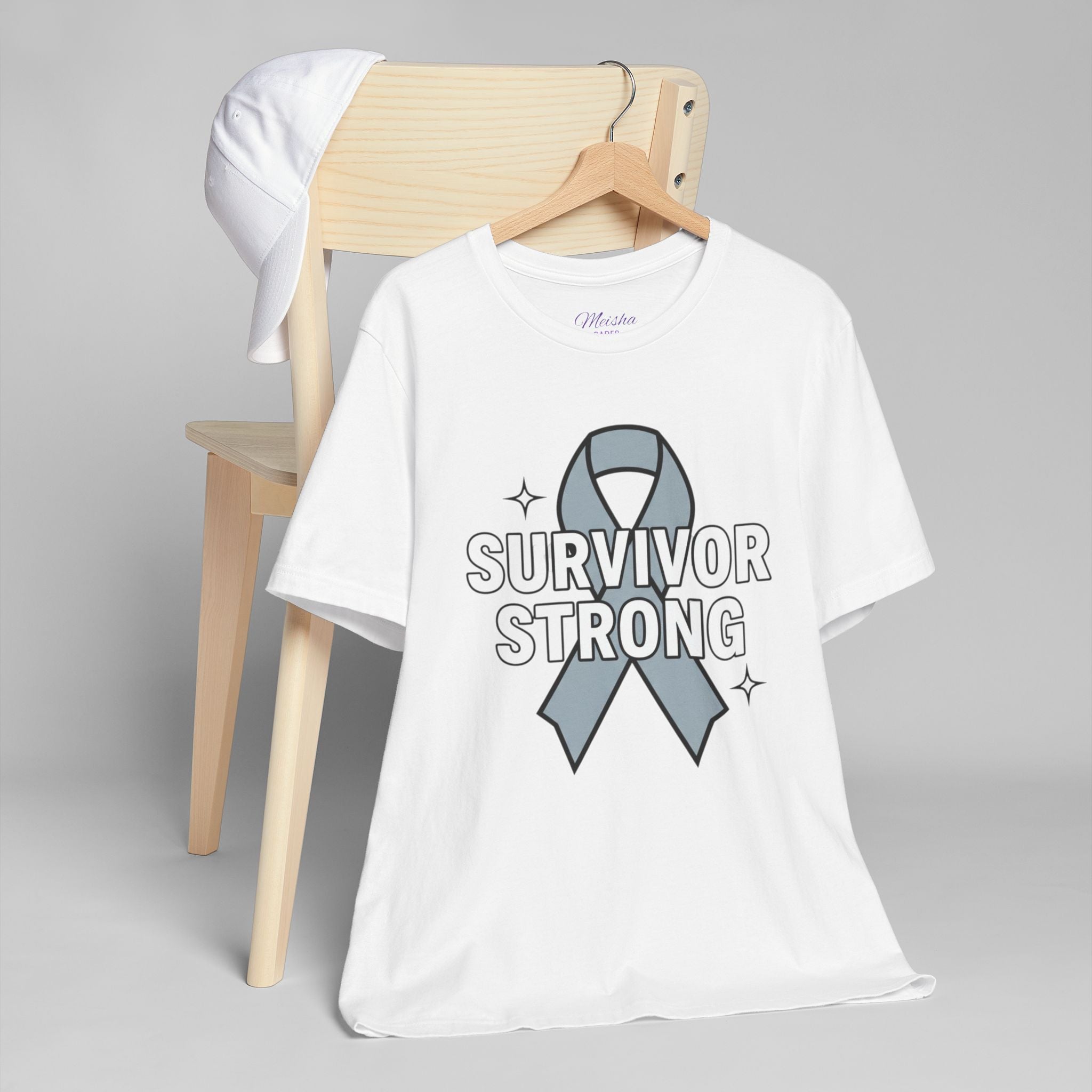 Survivor Strong T-Shirt (Bold Neutral) | Survivor Gifts Collection