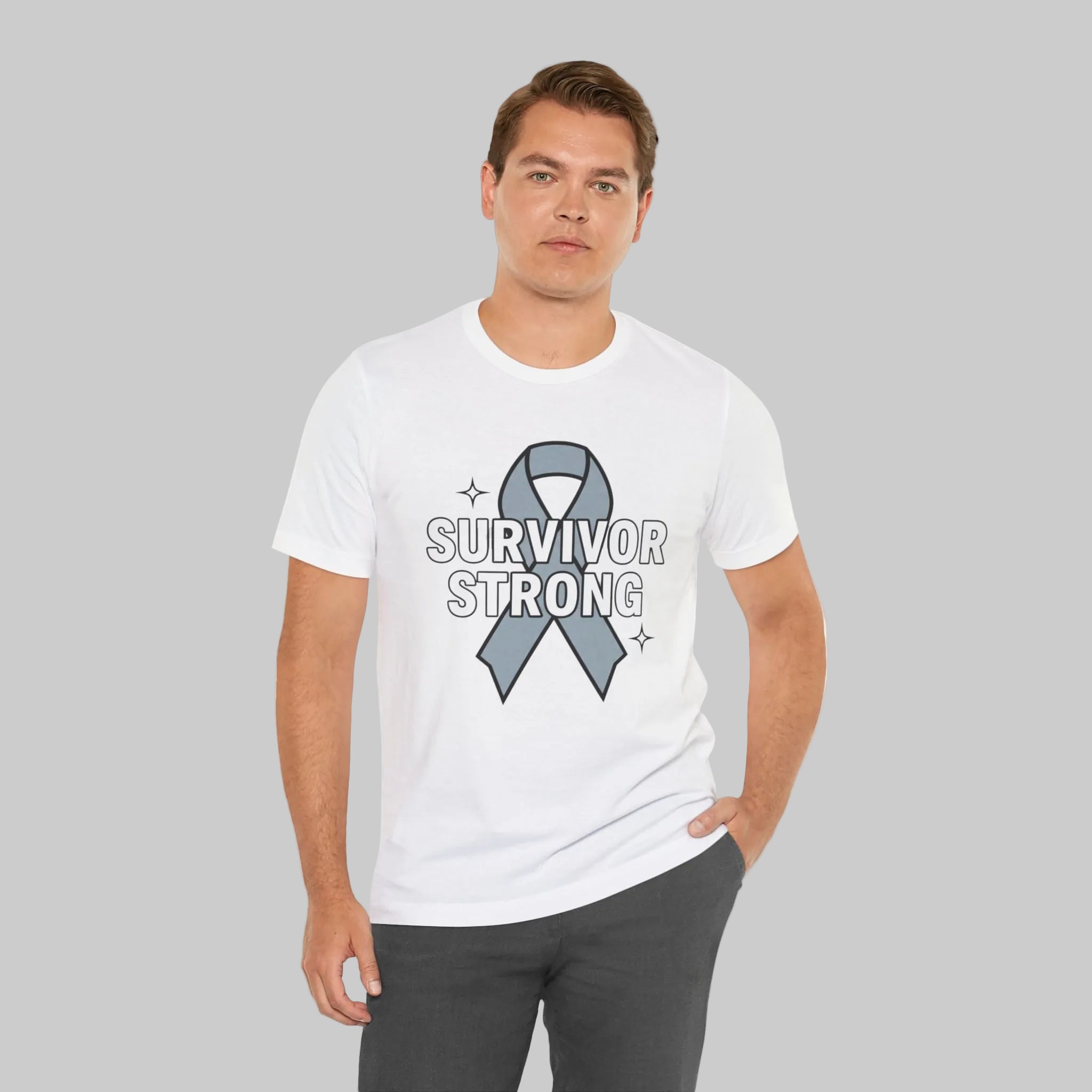 Survivor Strong T-Shirt (Bold Neutral) | Survivor Gifts Collection