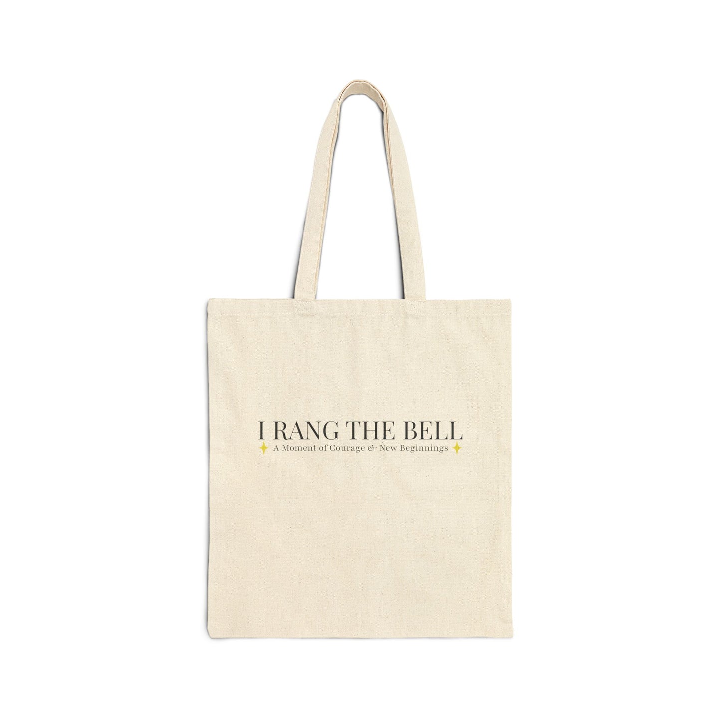 Bell Ringer Personalized Tote Bag - "I Rang the Bell" Survivor Gift
