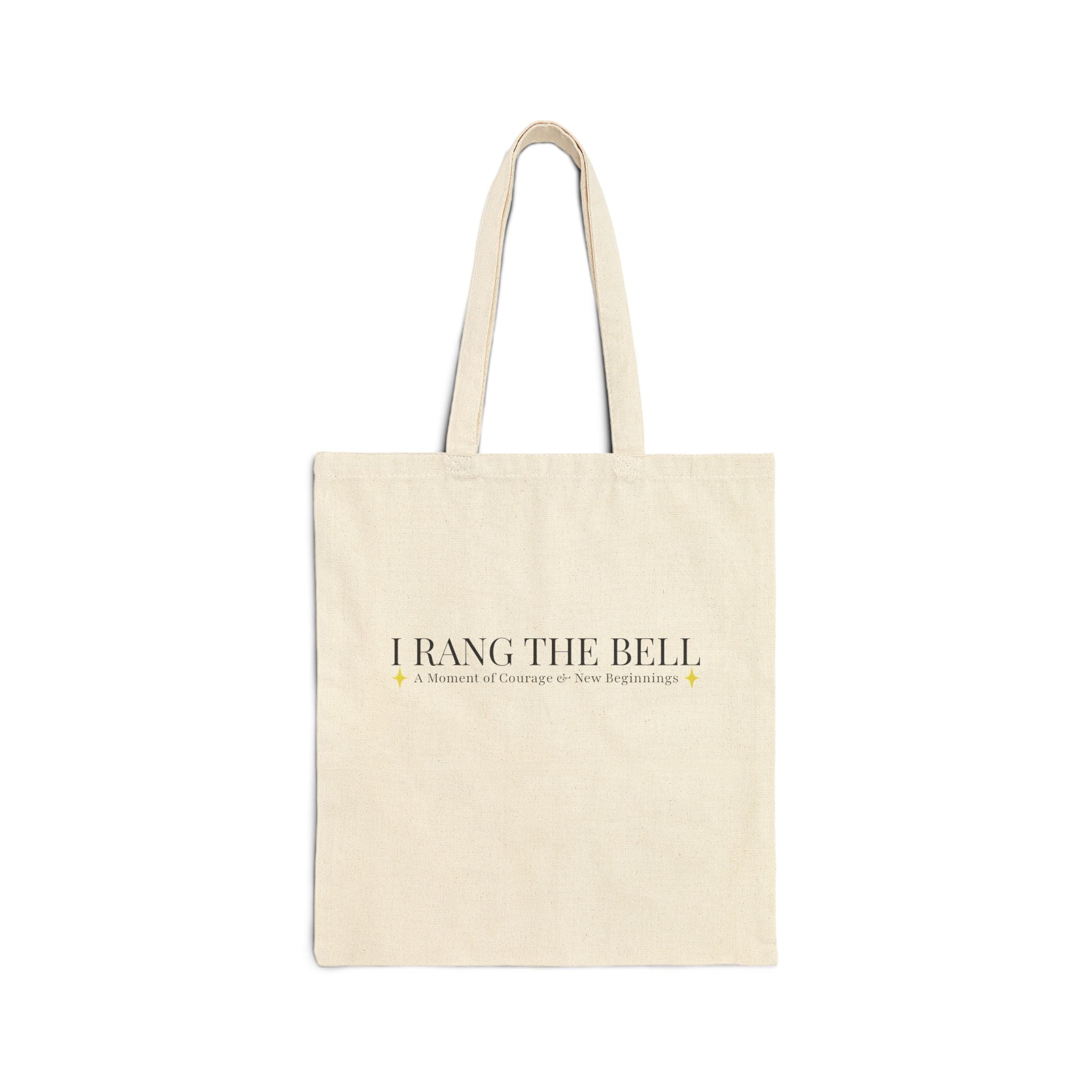 Bell Ringer Personalized Tote Bag - "I Rang the Bell" Survivor Gift