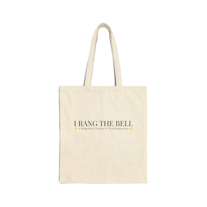 Bell Ringer Personalized Tote Bag - "I Rang the Bell" Survivor Gift