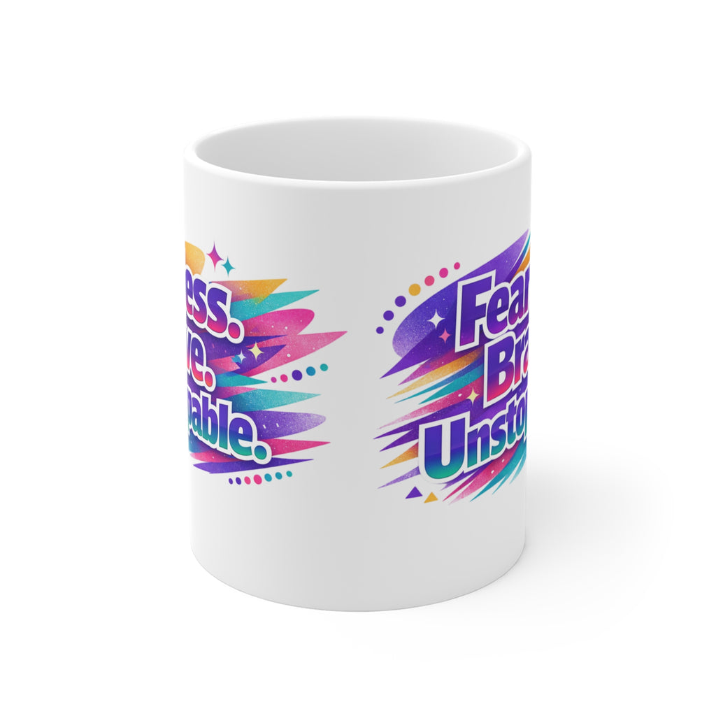 Fearless. Brave. Unstoppable. Mug