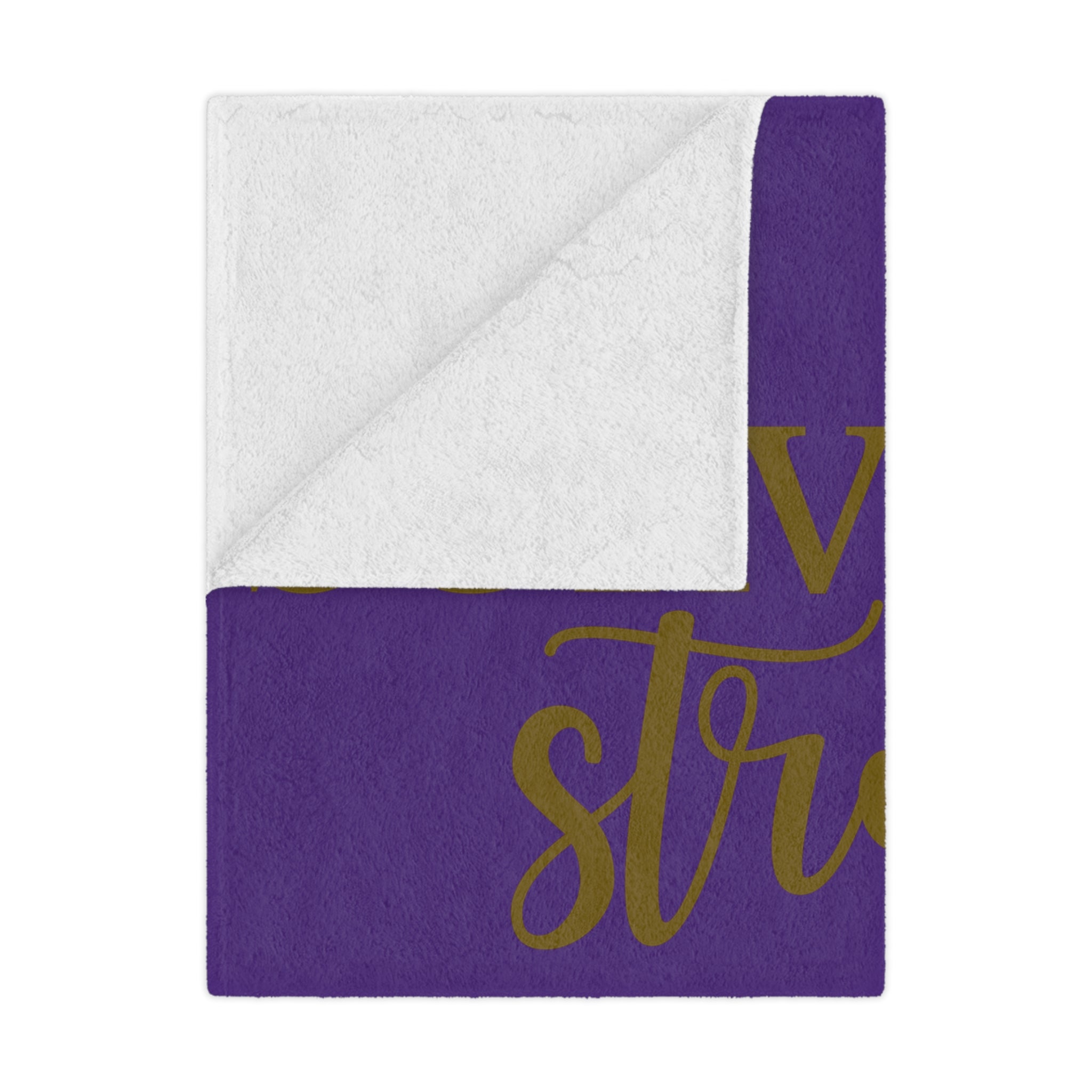 Survivor Strong Personalized Minky Blanket | Survivor Gifts + Comfort & Care