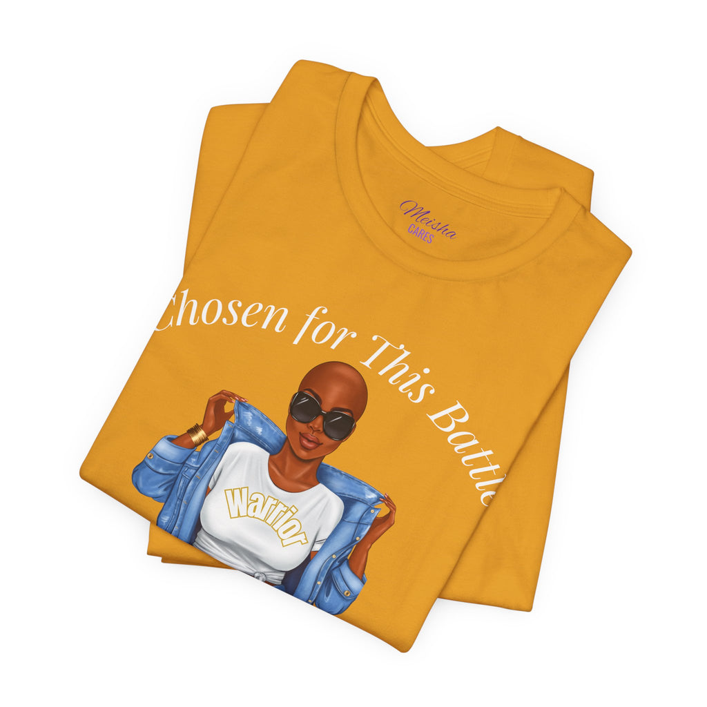 Chosen for This Battle Shirt | Cancer Warrior Tee | Faith-Based Inspirational Apparel | Isaiah 41:10