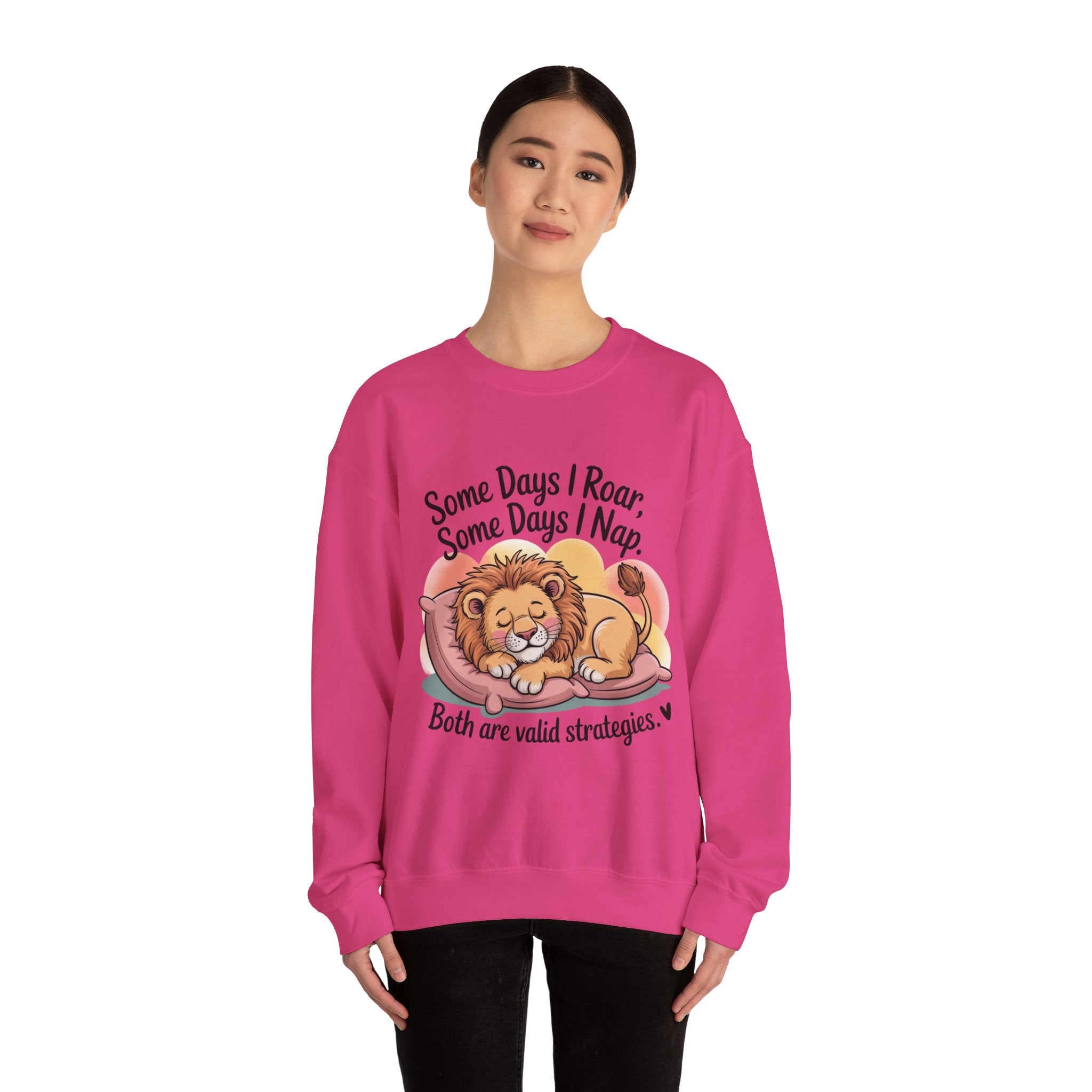 Cozy Lion “Roar or Nap” Sweatshirt