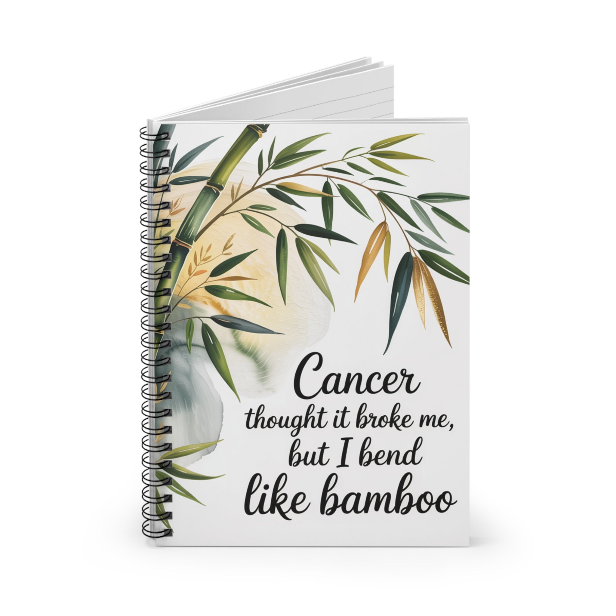 🌿 Cancer Thought It Broke Me, But I Bend Like Bamboo Journal