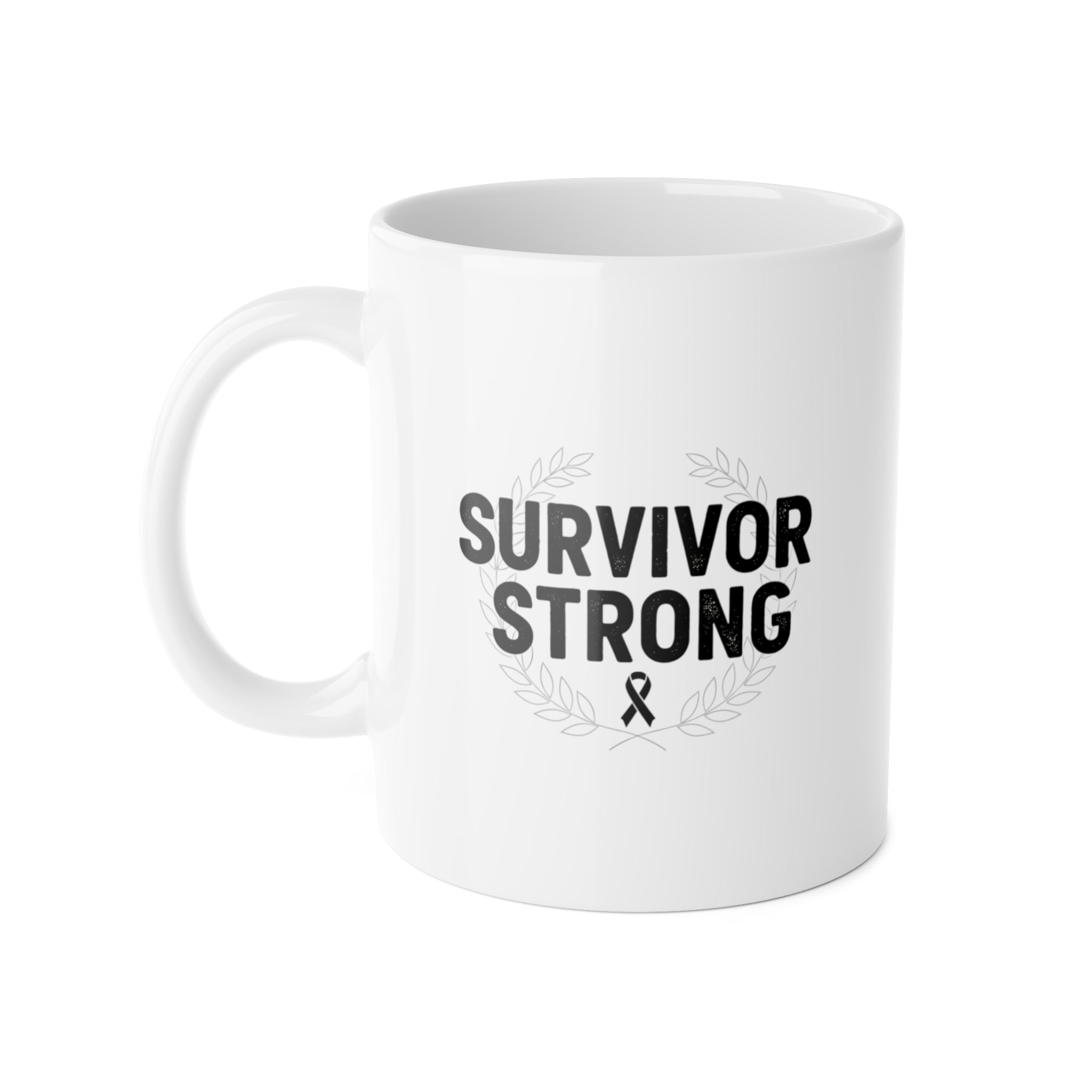 Survivor Strong Personalized Mug — Survivor Gifts Collection