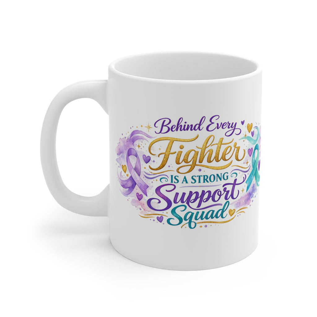 Behind Every Fighter Is a Strong Support Squad Mug