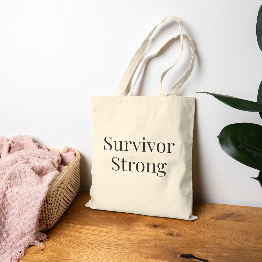 Carrying Courage Tote Bag | Survivor Gifts Collection