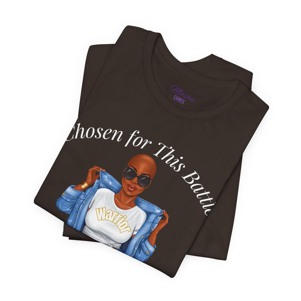 Chosen for This Battle Shirt | Cancer Warrior Tee | Faith-Based Inspirational Apparel | Isaiah 41:10