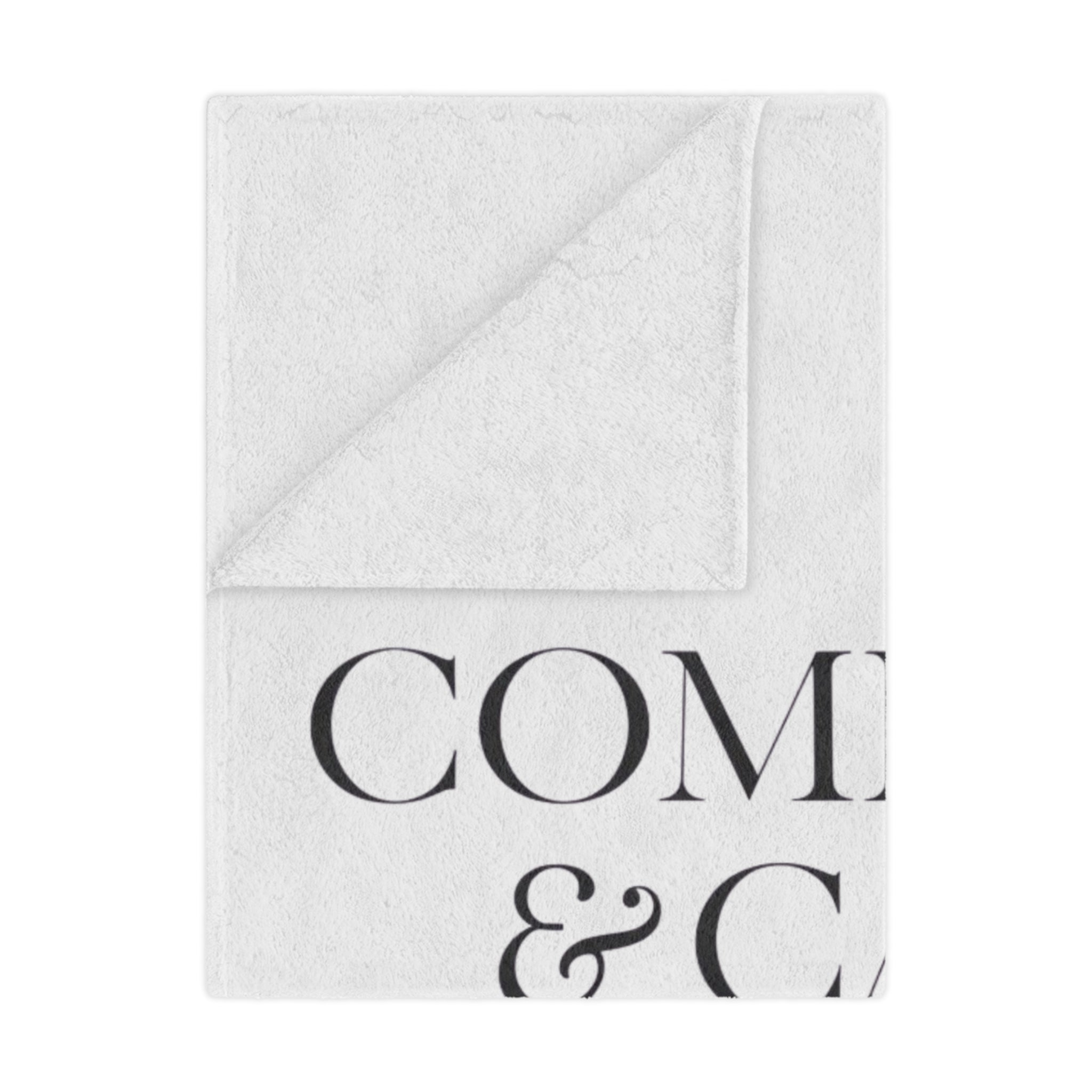 Comfort & Care Minky Blanket — One Day at a Time (Personalized)