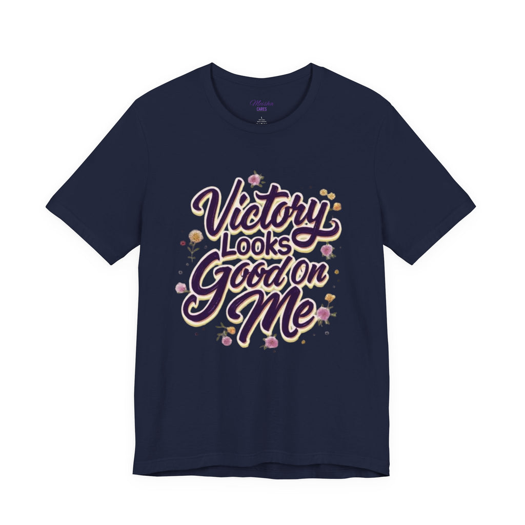 Victory Looks Good On Me Tee -Floral Edition