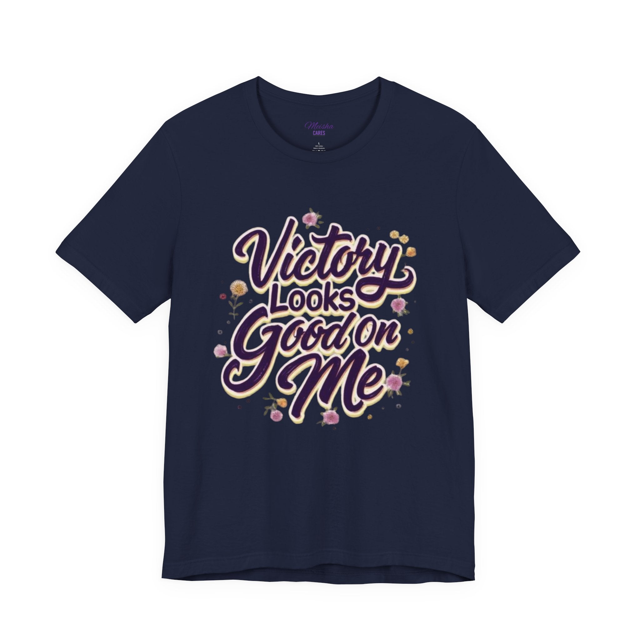 Victory Looks Good On Me Tee -Floral Edition