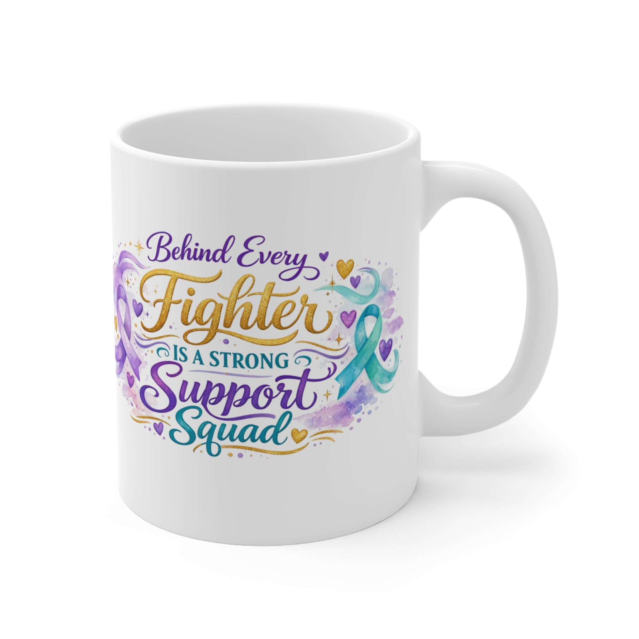 Behind Every Fighter Is a Strong Support Squad Mug
