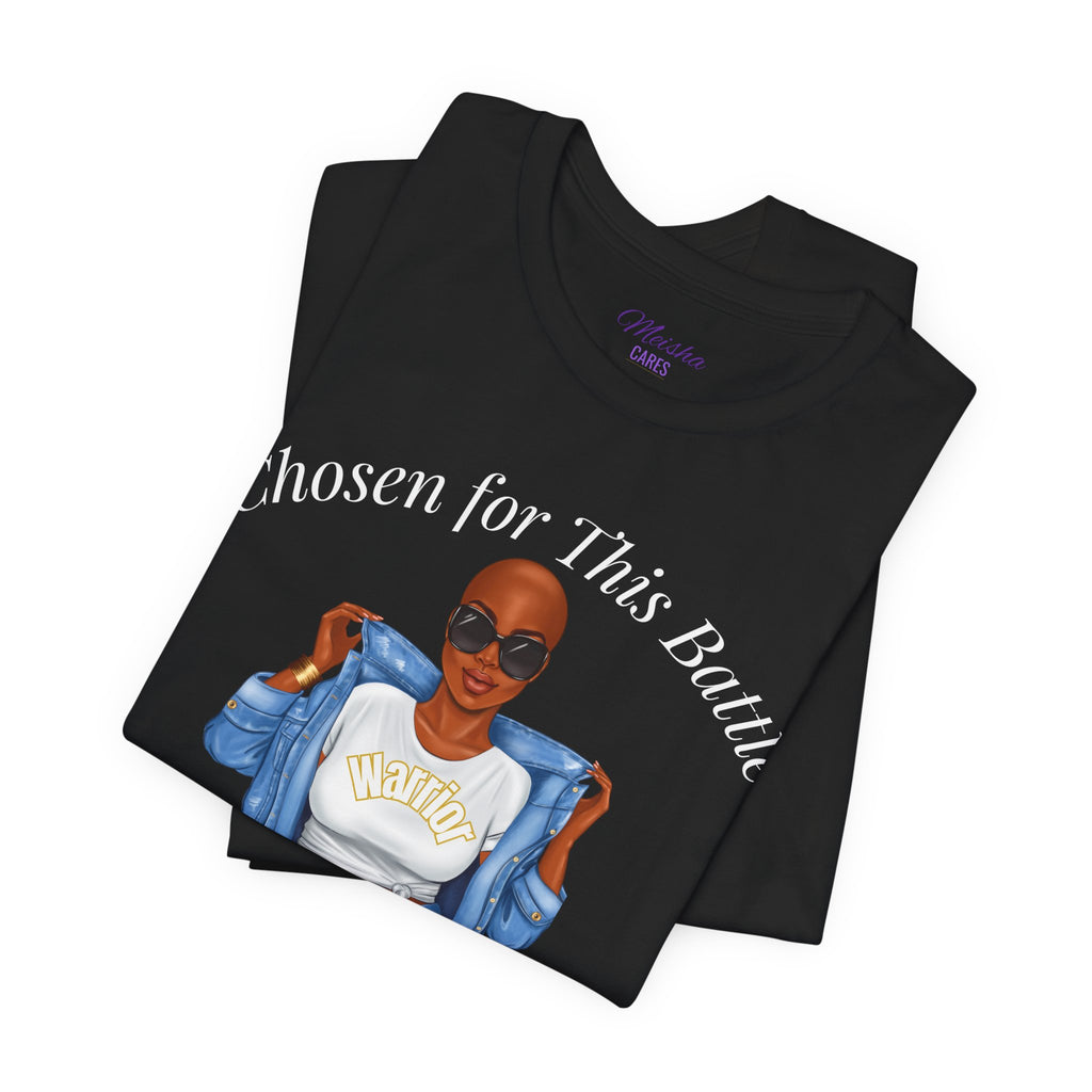 Chosen for This Battle Shirt | Cancer Warrior Tee | Faith-Based Inspirational Apparel | Isaiah 41:10