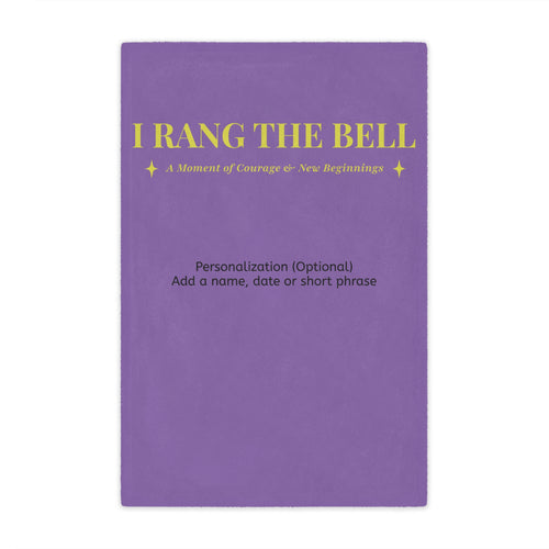 Bell Ringer Minky Blanket – Light Purple (Personalized)