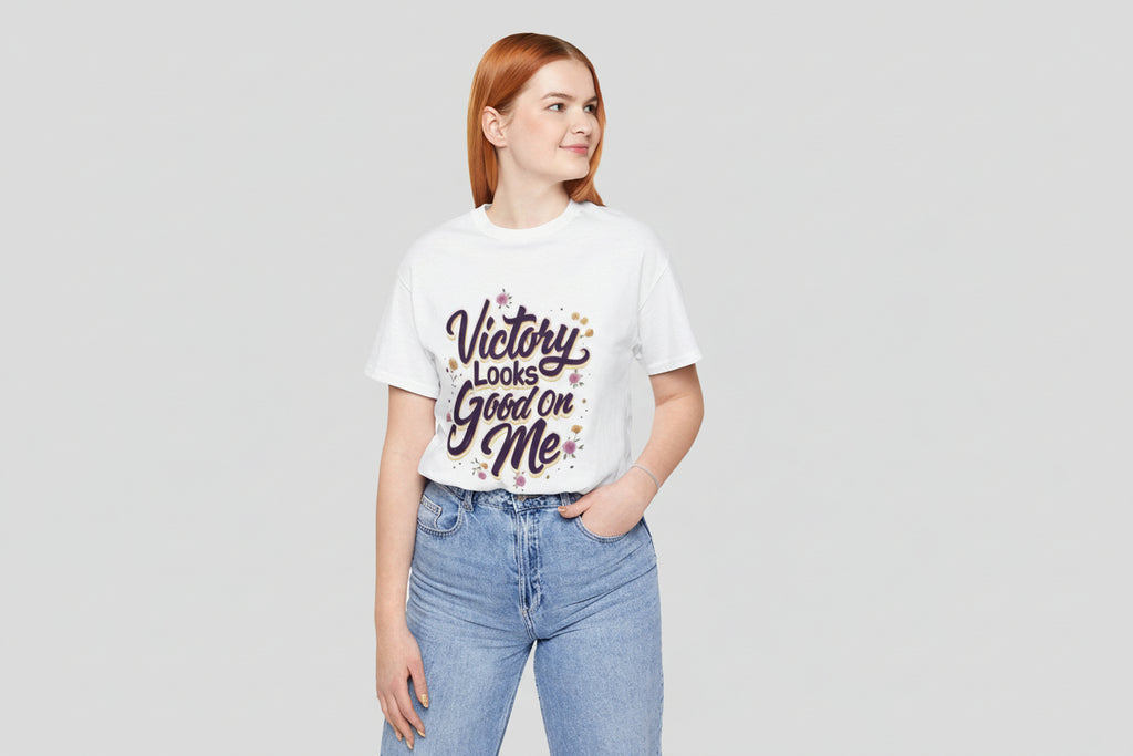 Victory Looks Good On Me Tee -Floral Edition