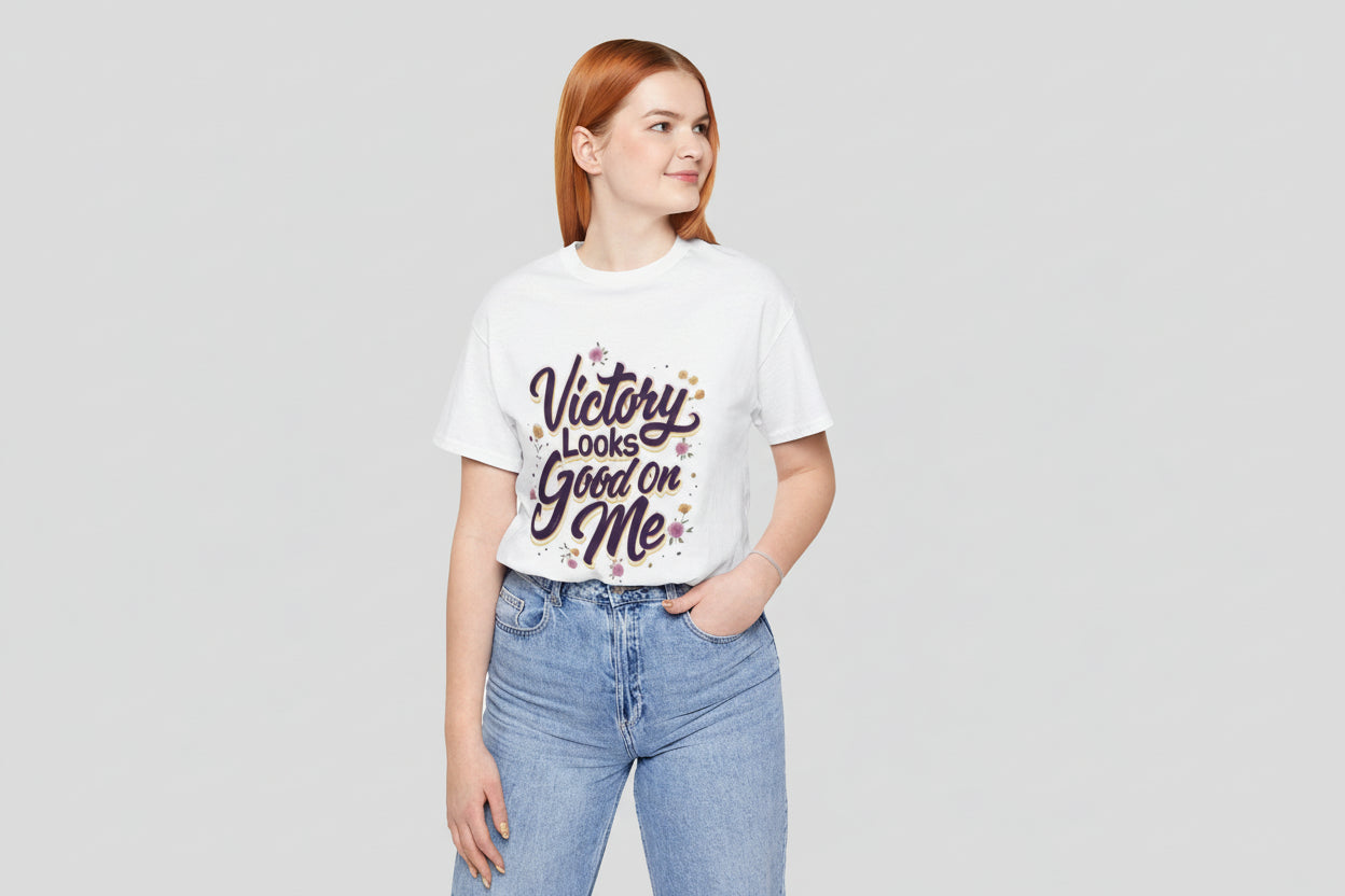 Victory Looks Good On Me Tee -Floral Edition
