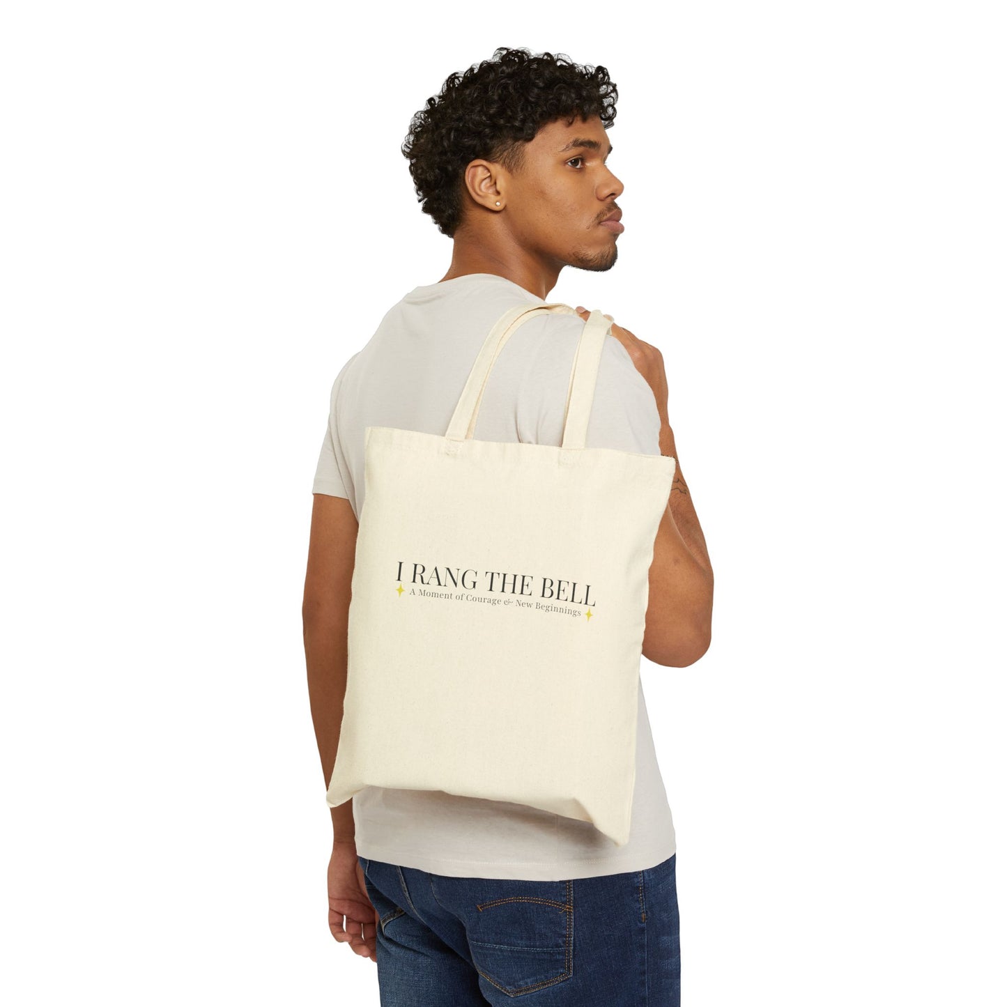 Bell Ringer Personalized Tote Bag - "I Rang the Bell" Survivor Gift