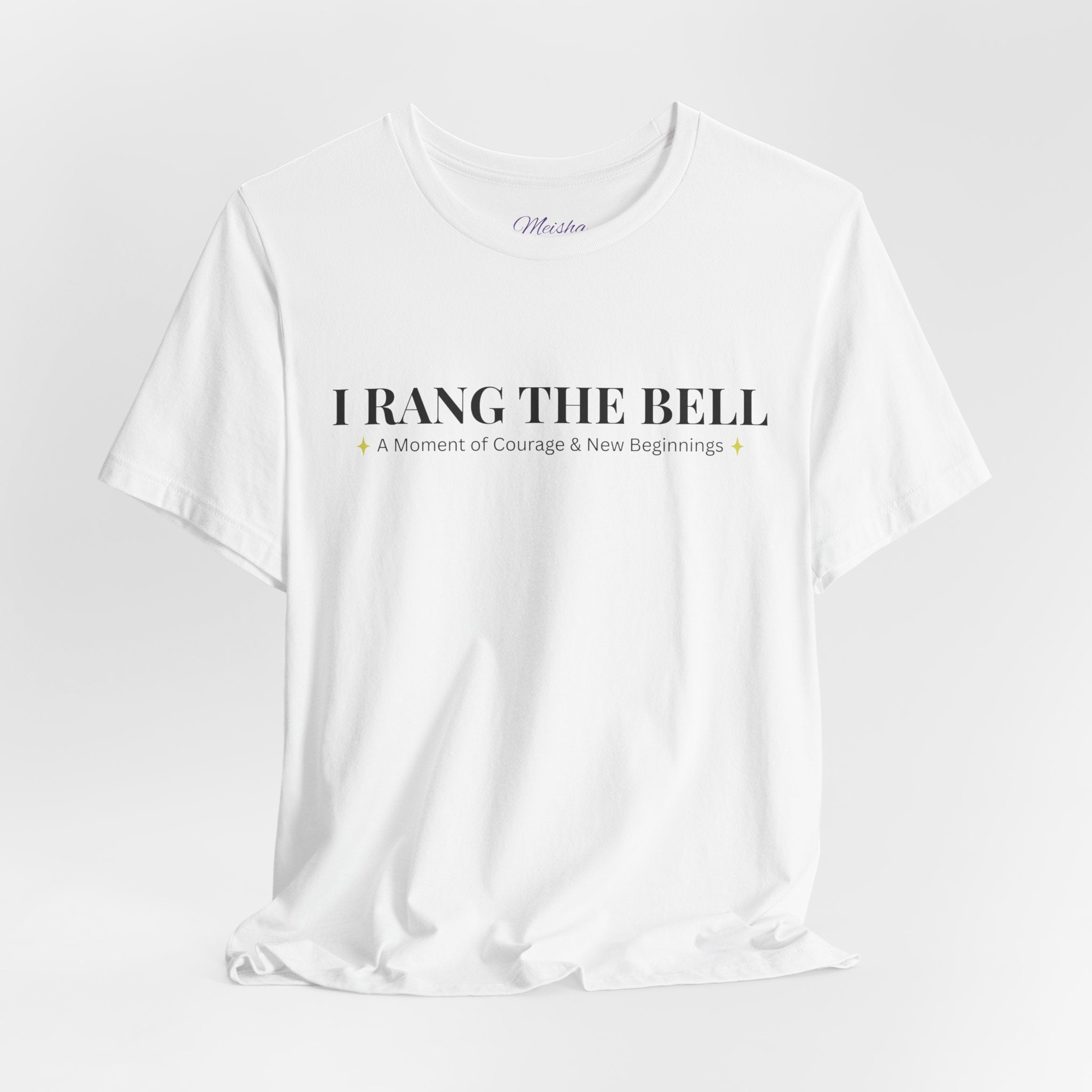 Cancer Warrior Bell-Ringer T-Shirt — End of Treatment Celebration Tee