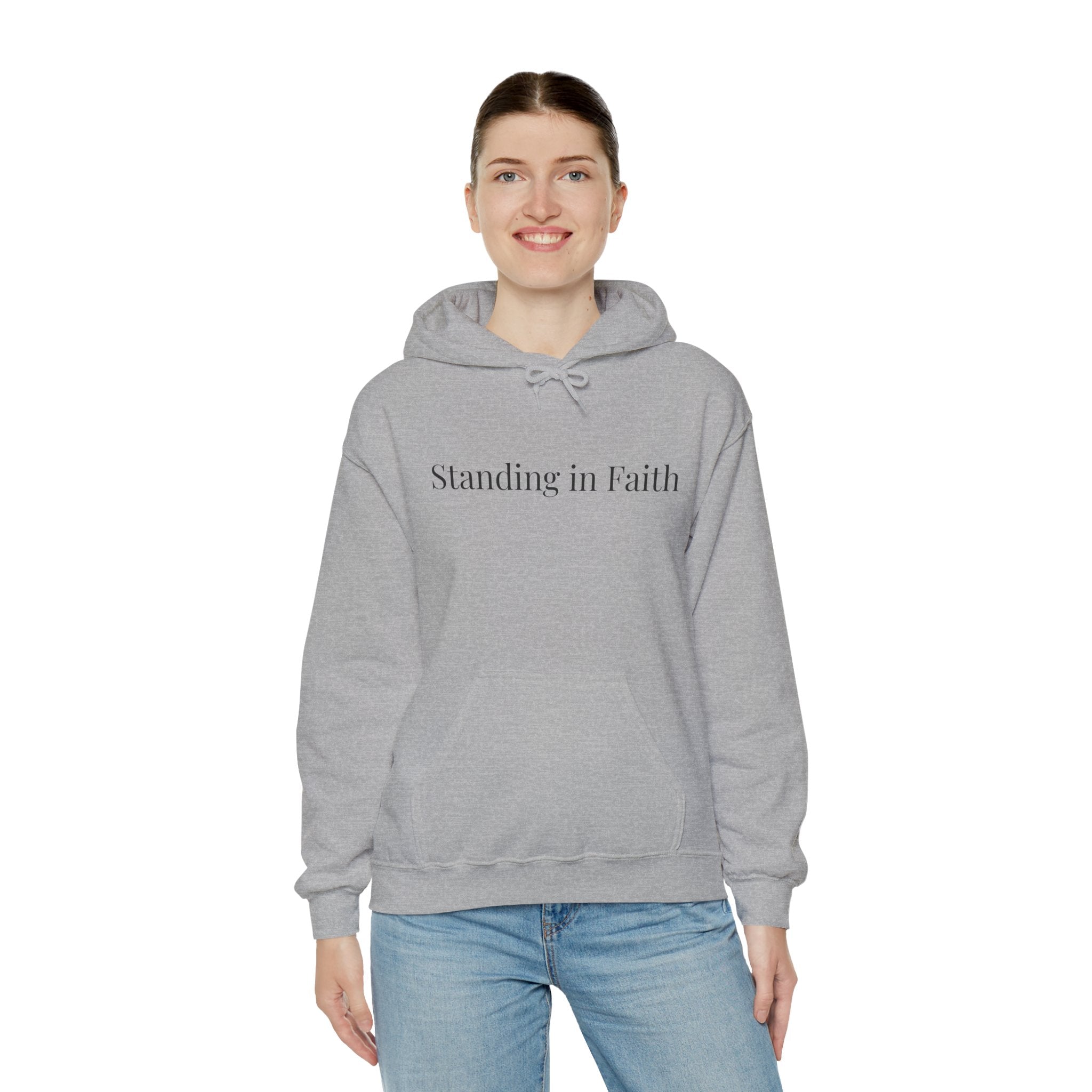 Standing in Faith Hoodie | Strength, Comfort & Hope
