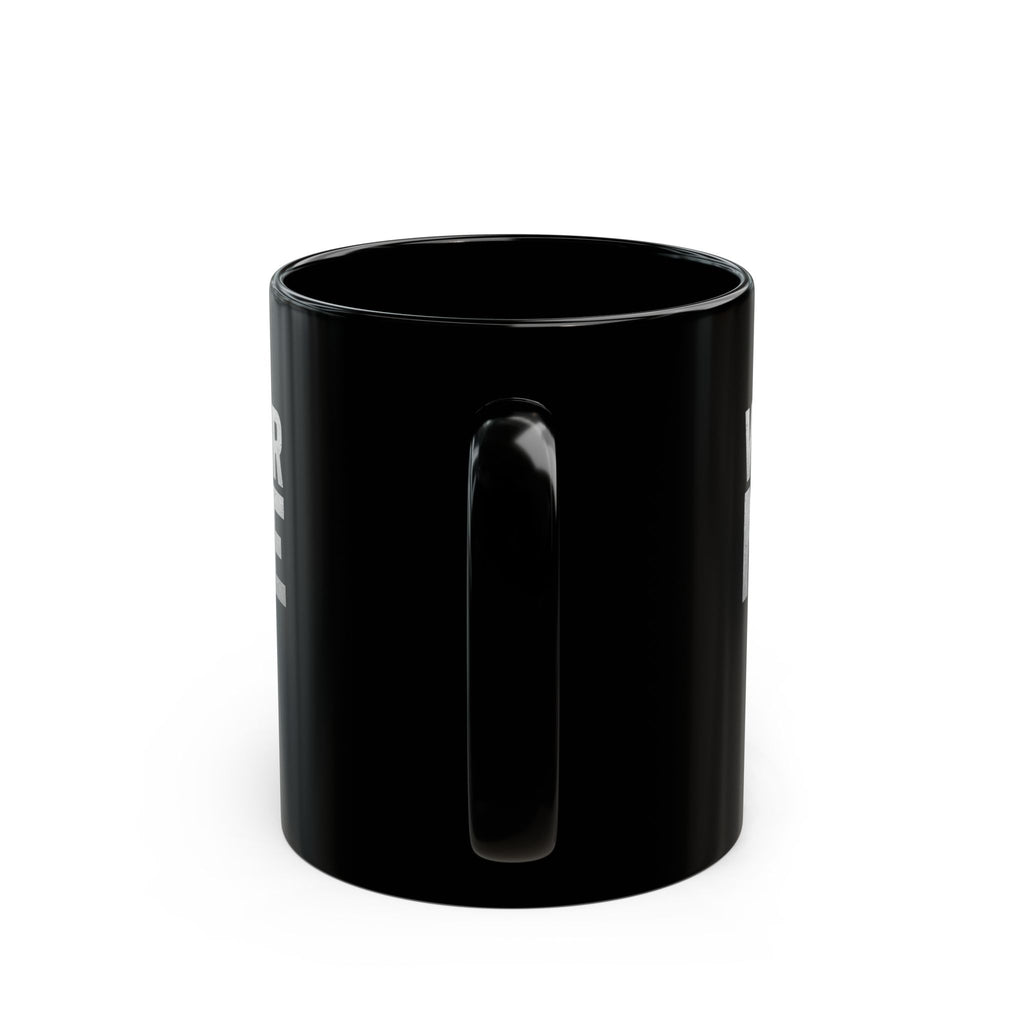 Warrior Mode Activated Black Mug — Motivational Cancer Awareness Coffee Cup